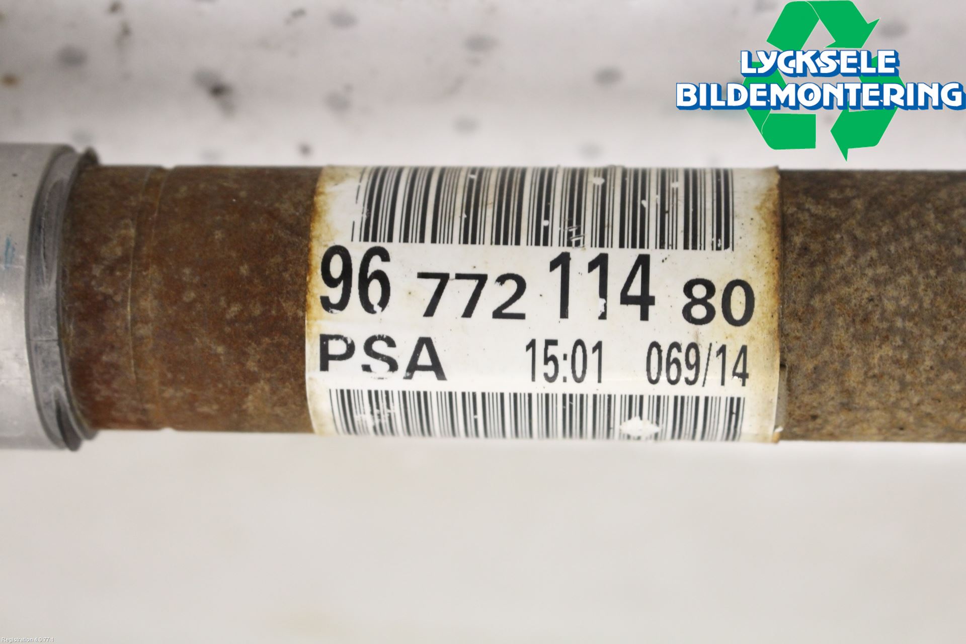 Peugeot 2008 13-20 Drivaxel Fram Höger