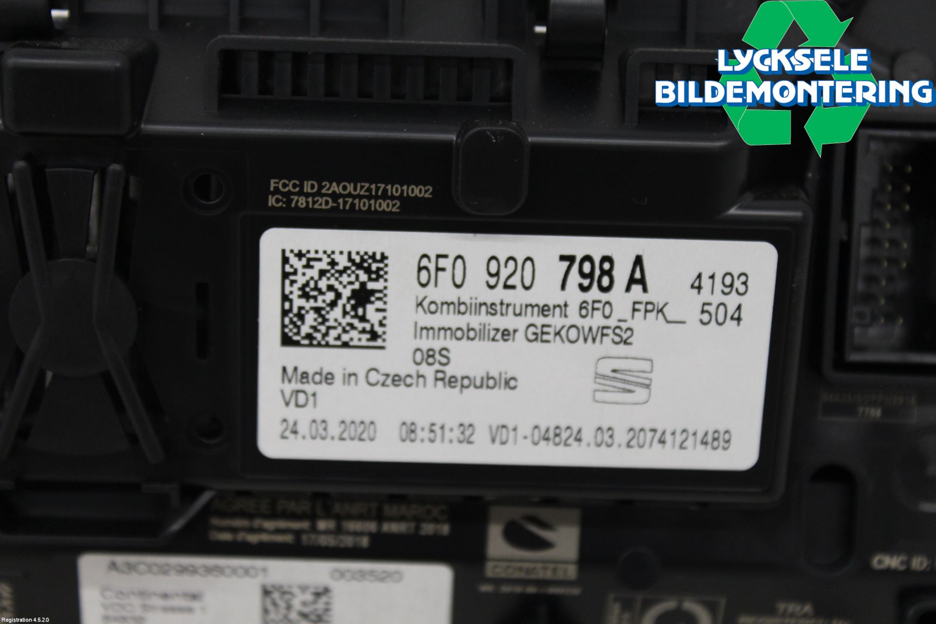 Seat ARONA Instrument Komb