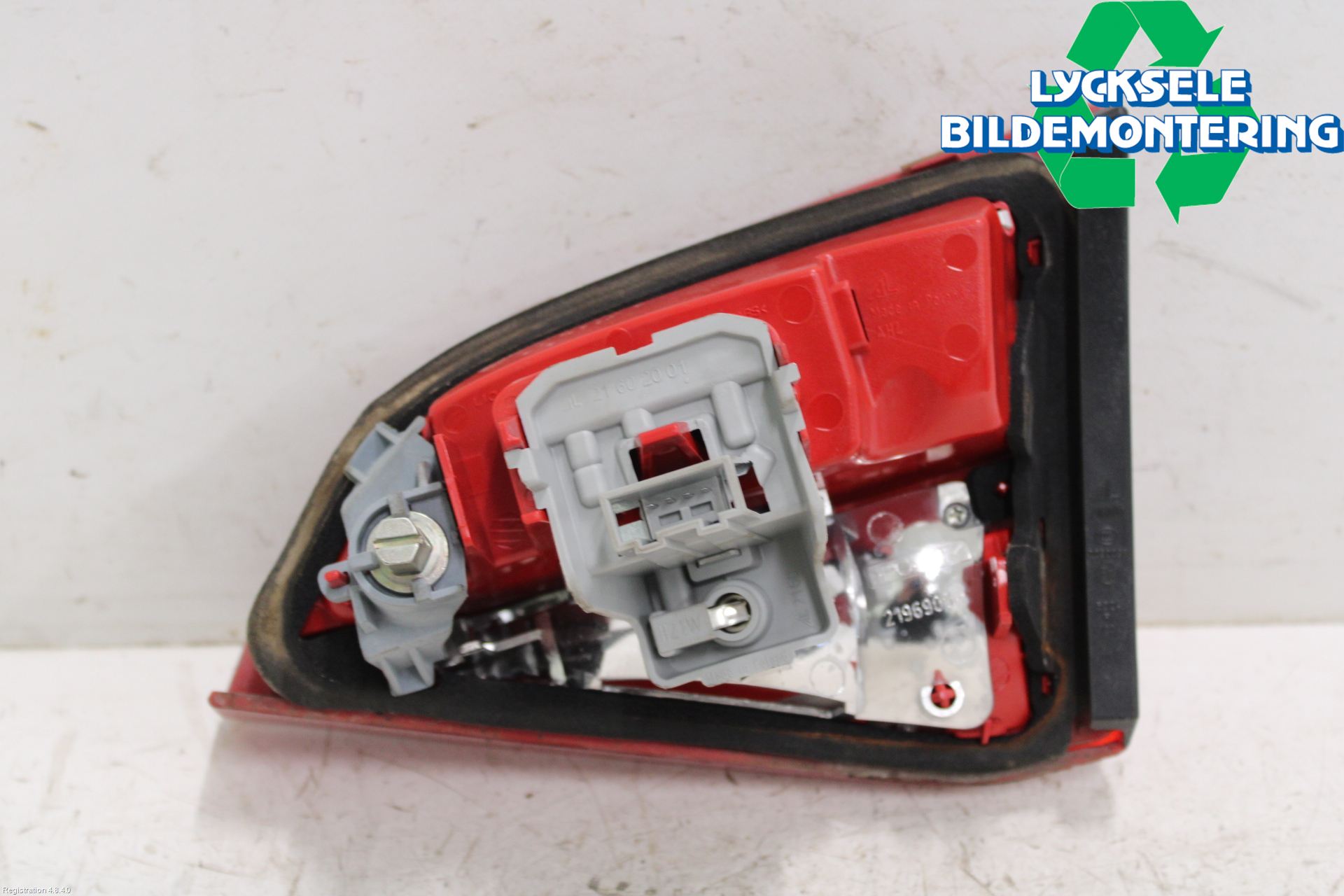 Audi A4/S4 08-11 Bakljus Lucka Vä