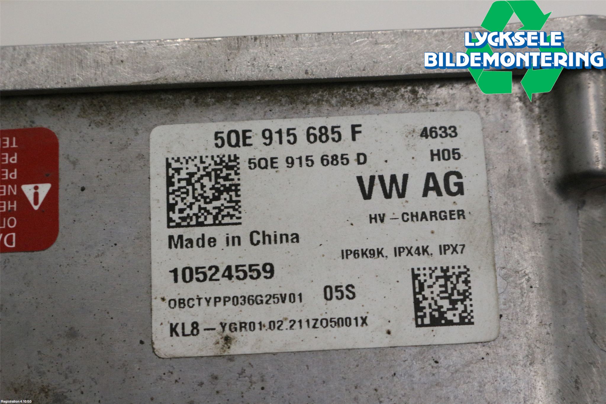 Skoda OCTAVIA (5E) 13-20 Batteriladdare Högspänning