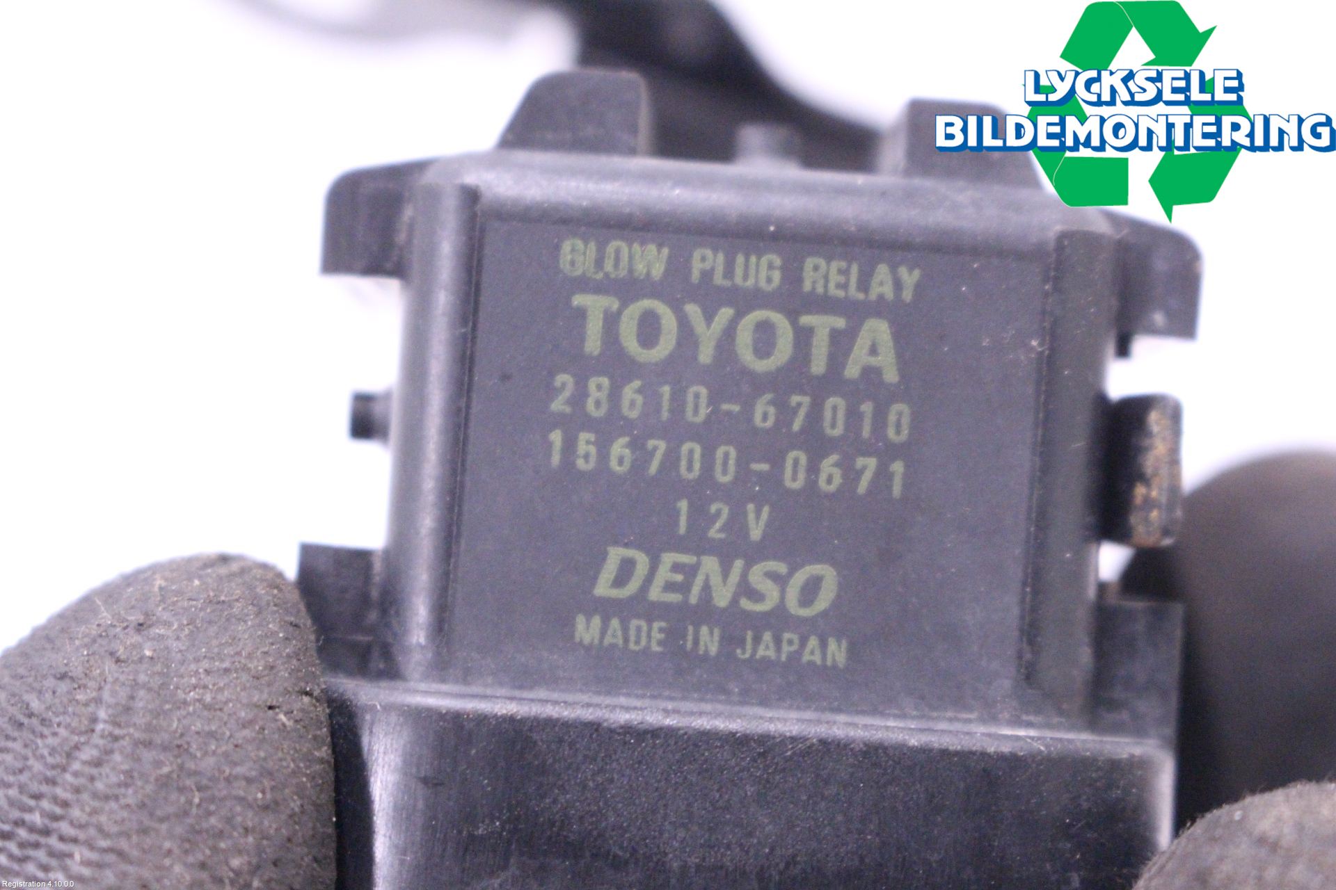 Toyota AVENSIS 09-15 Relä Glödning Diesel