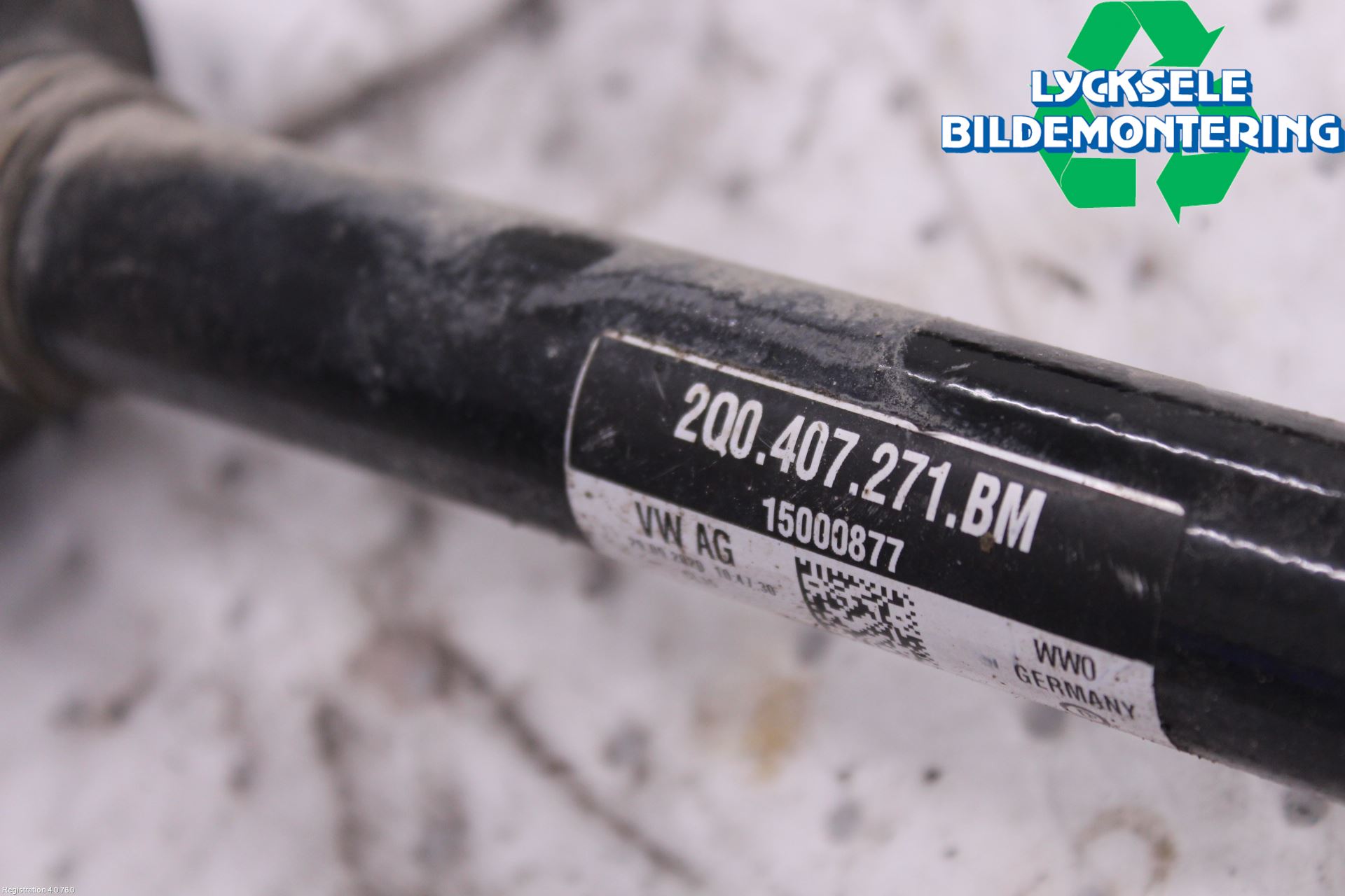 Volkswagen VW T-CROSS 19- Drivaxel Fram Vänster