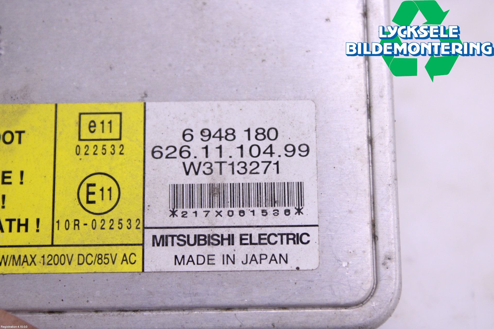 Volvo V70 08-13 Styrenhet Strålkastare