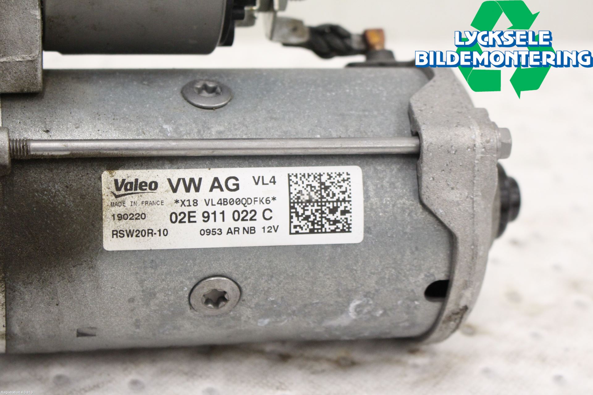 Volkswagen VW PASSAT 15-19 Startmotor Diesel