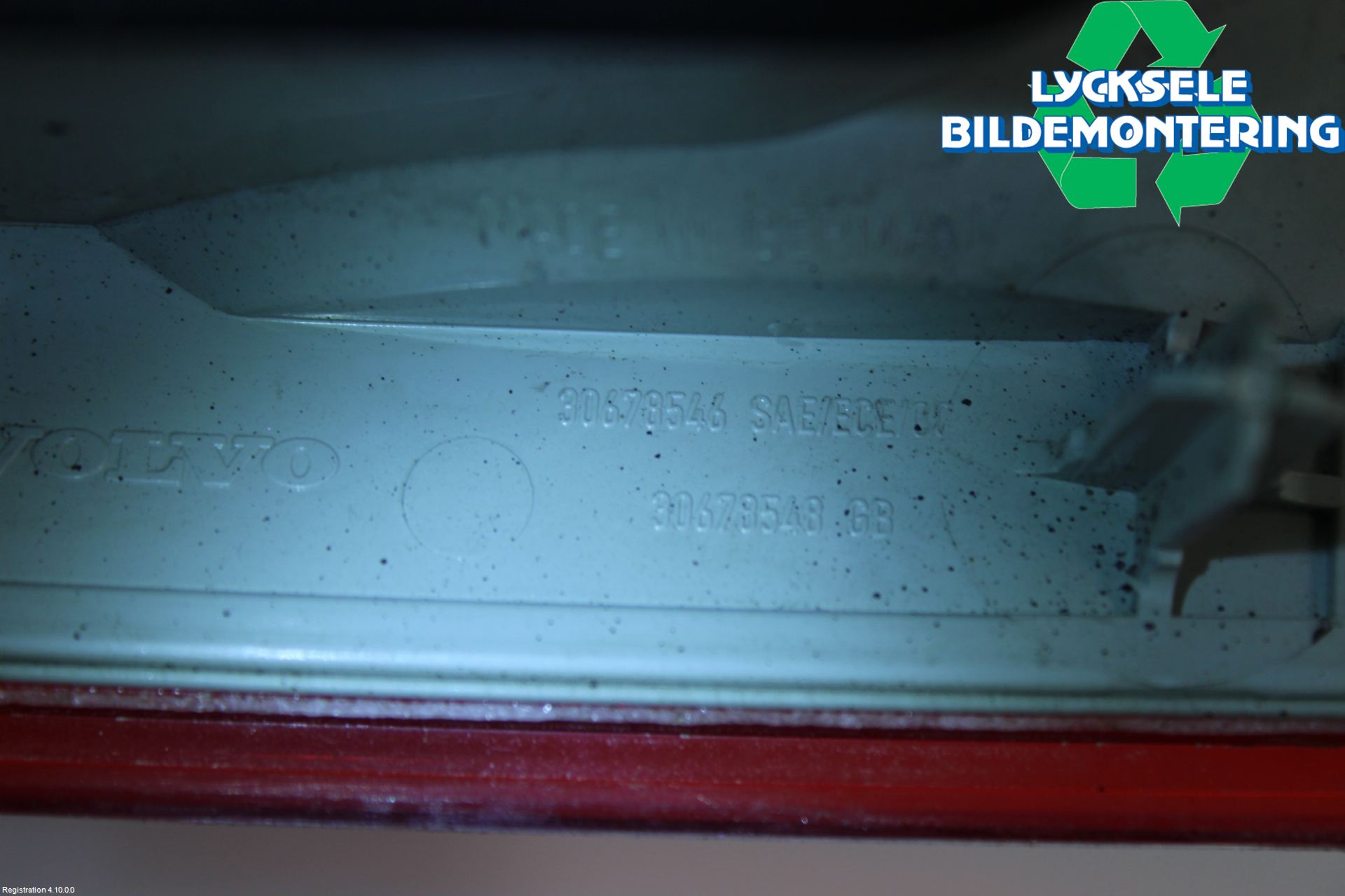 Volvo V70 08-13 Bakljus Lucka Hö