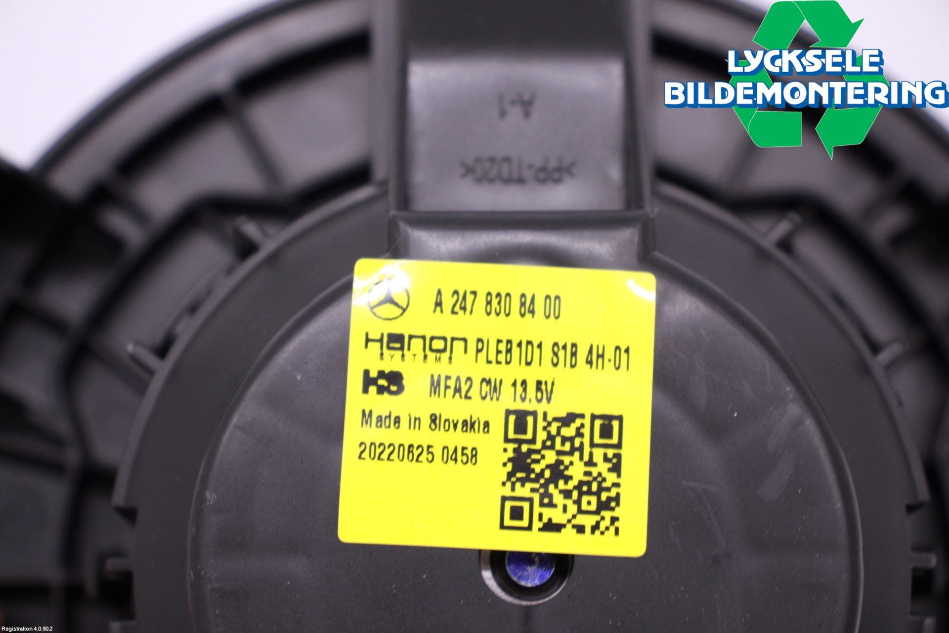 Mercedes-Benz MB EQB (X243) 22- Ac Värmefläkt