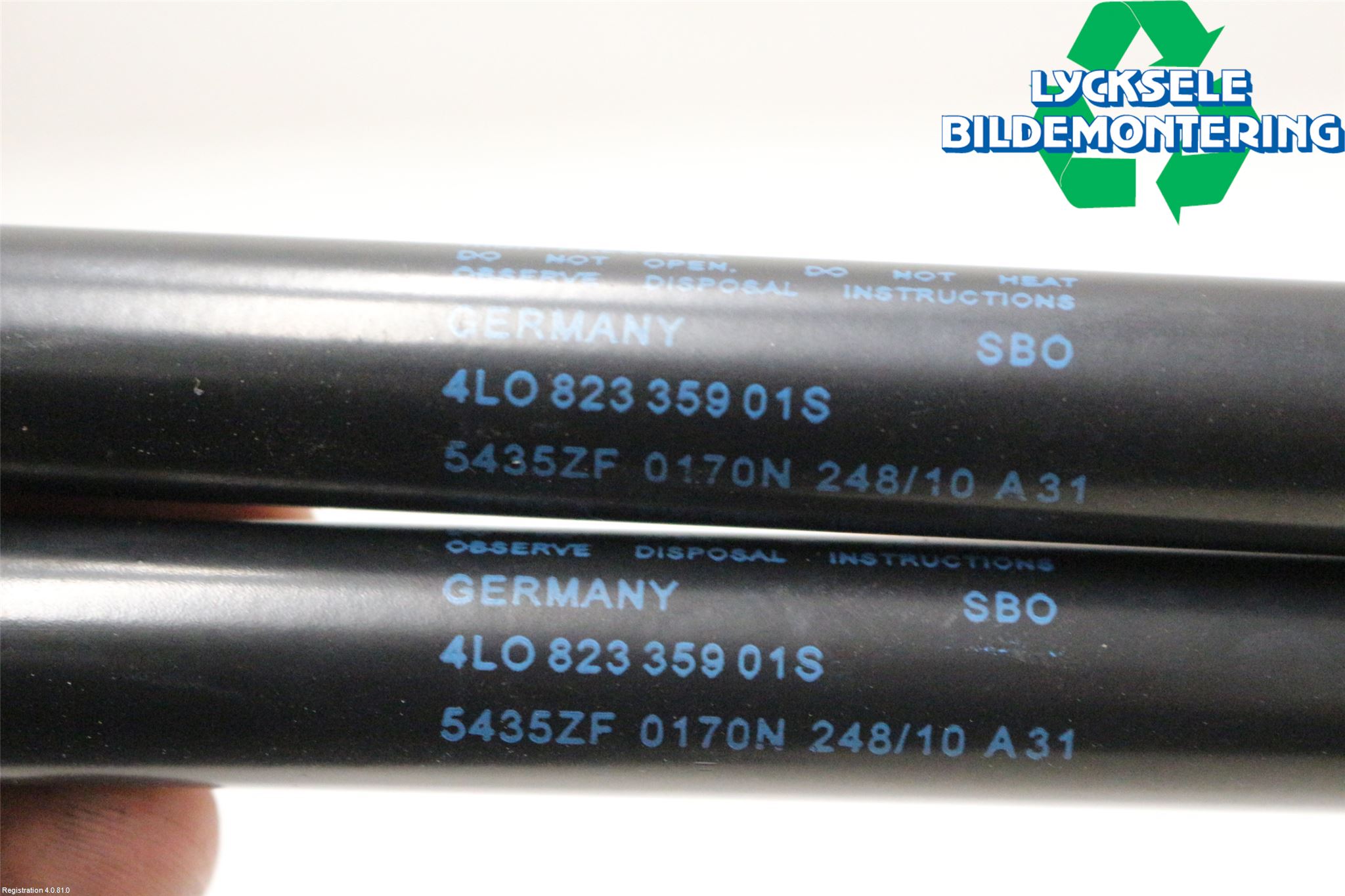 Audi Q7/SQ7 Gasfjäder Motorhuv