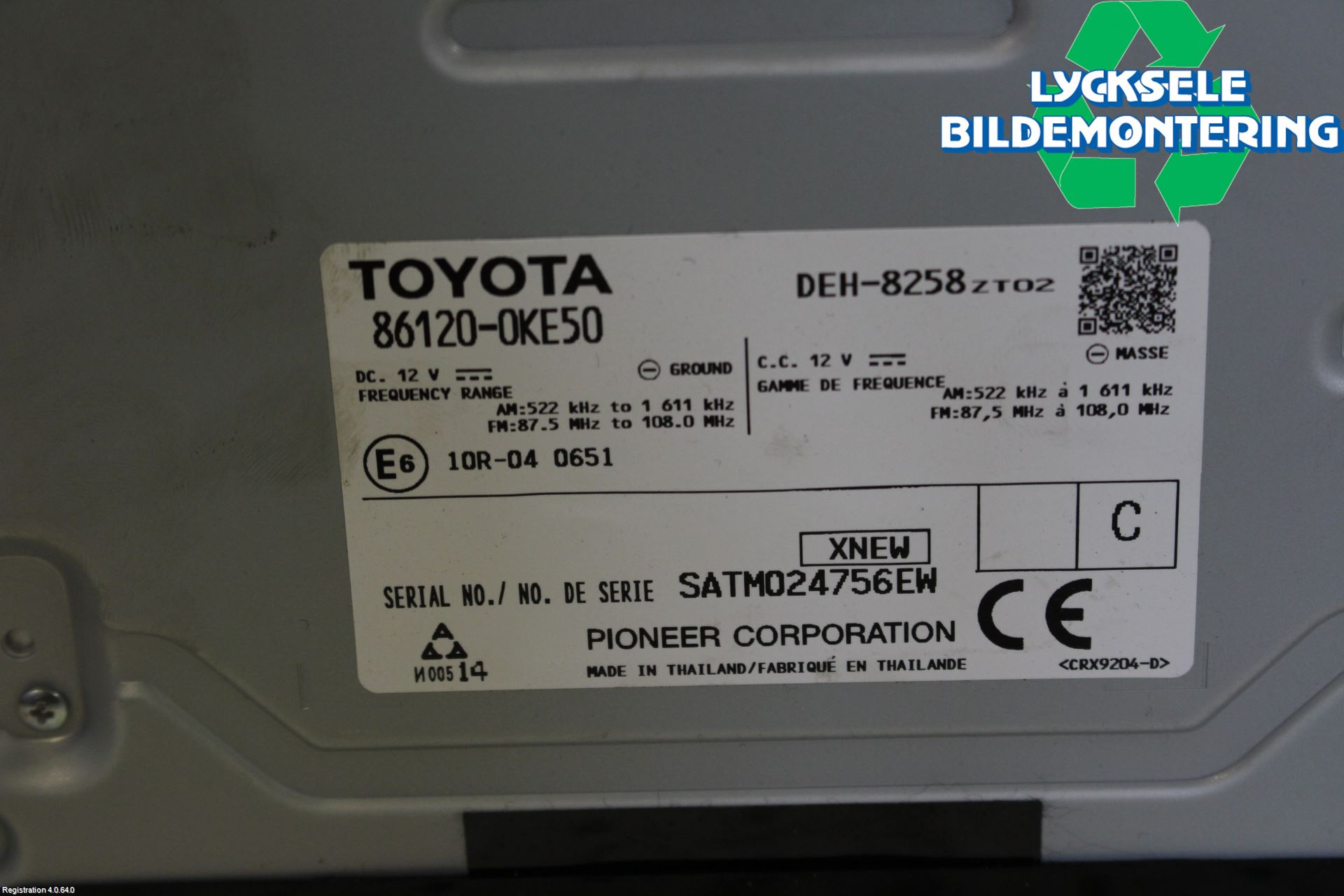 Toyota HILUX 16- Cd Radio - Multimediapanel