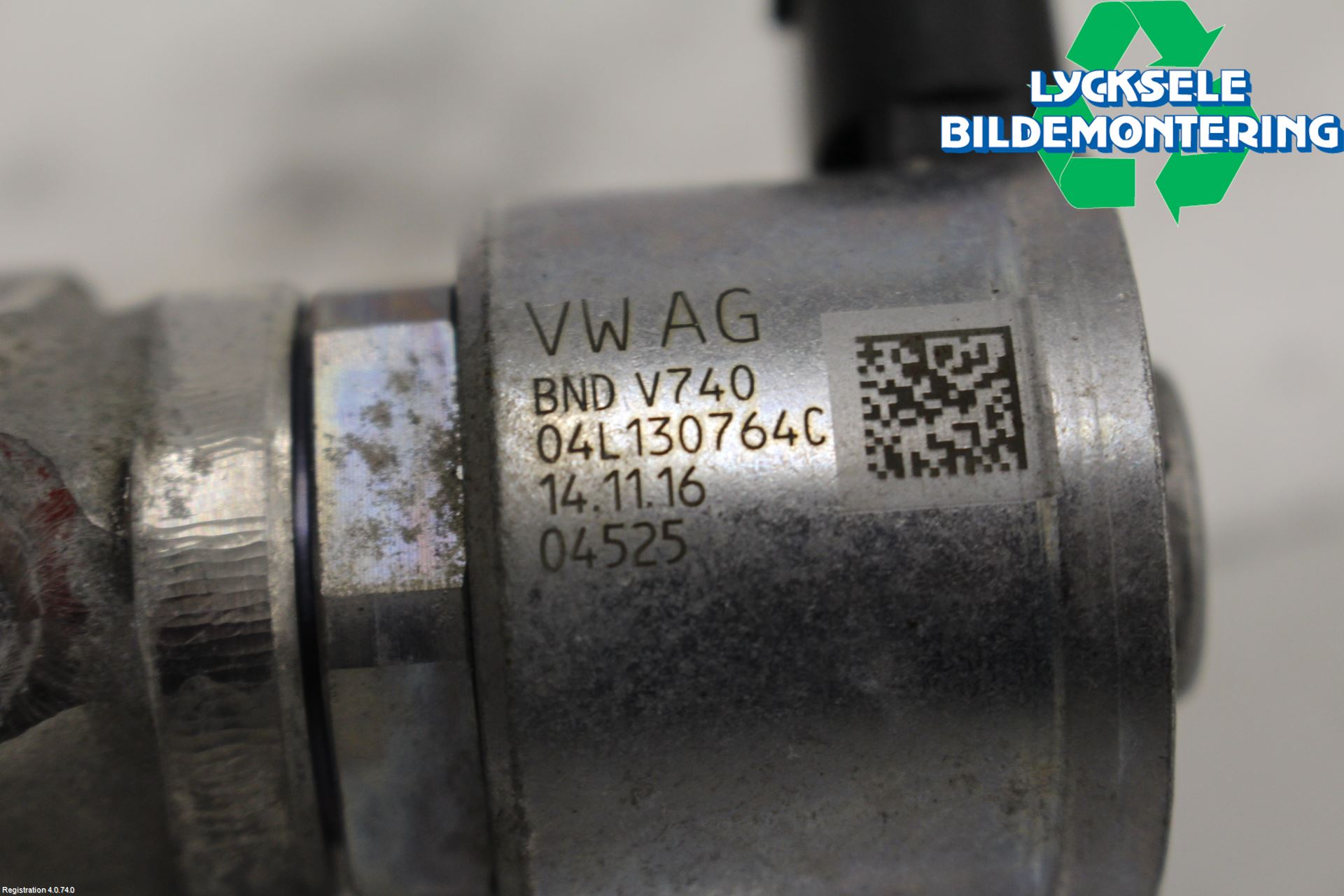 Volkswagen VW CADDY 16-20 Inj. Fuelrail