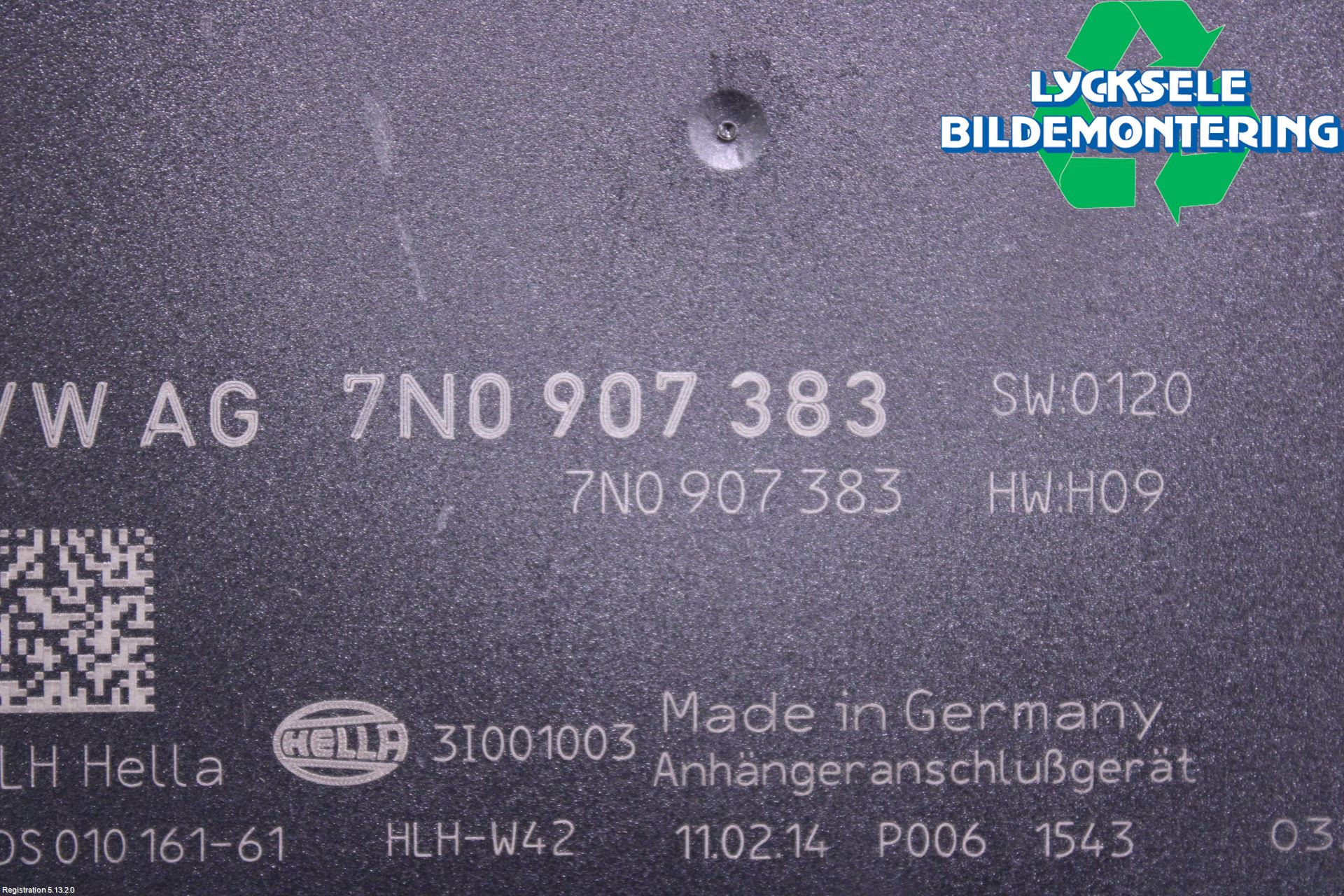 Volkswagen VW PASSAT 11-14 Styrenhet Dragkrok