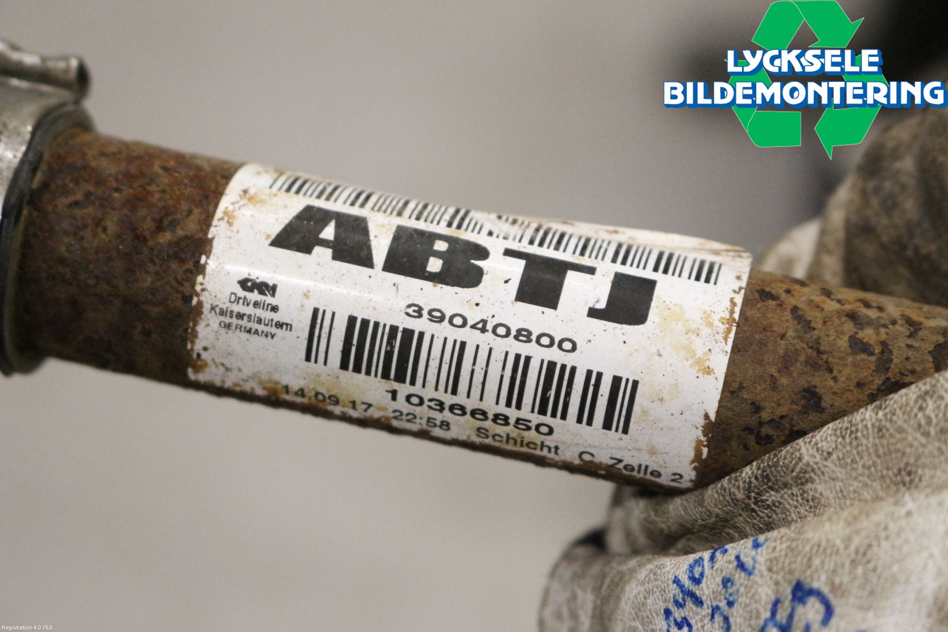 Opel ASTRA K 16-22 Drivaxel Fram Vänster