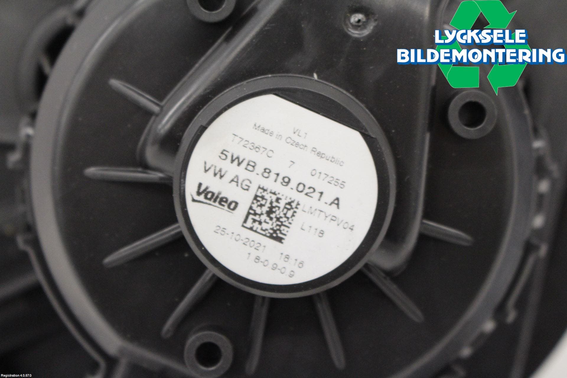 Volkswagen VW GOLF / E-GOLF VIII 20- Ac Värmefläkt