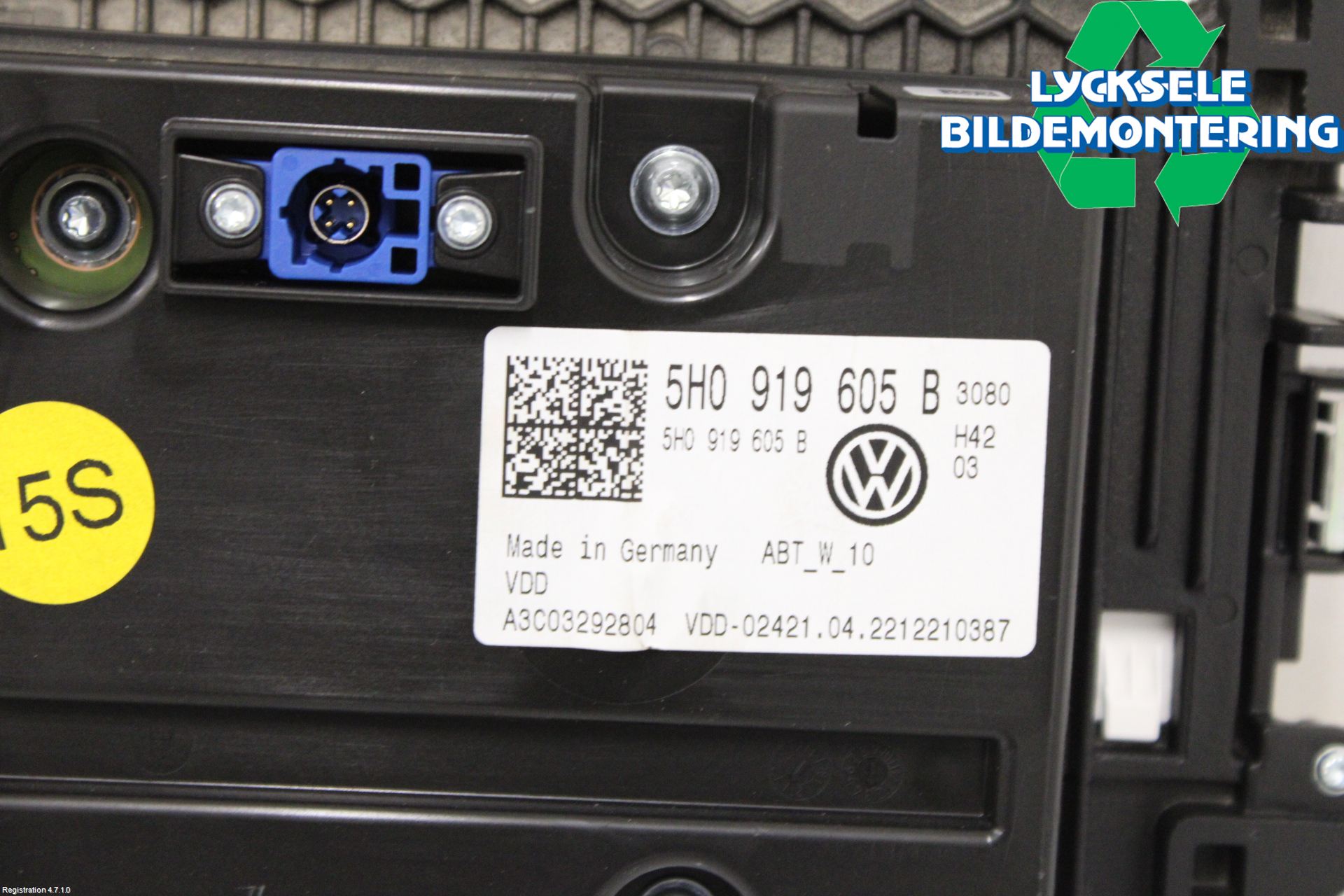 Volkswagen VW GOLF / E-GOLF VIII 20- Bildskärm