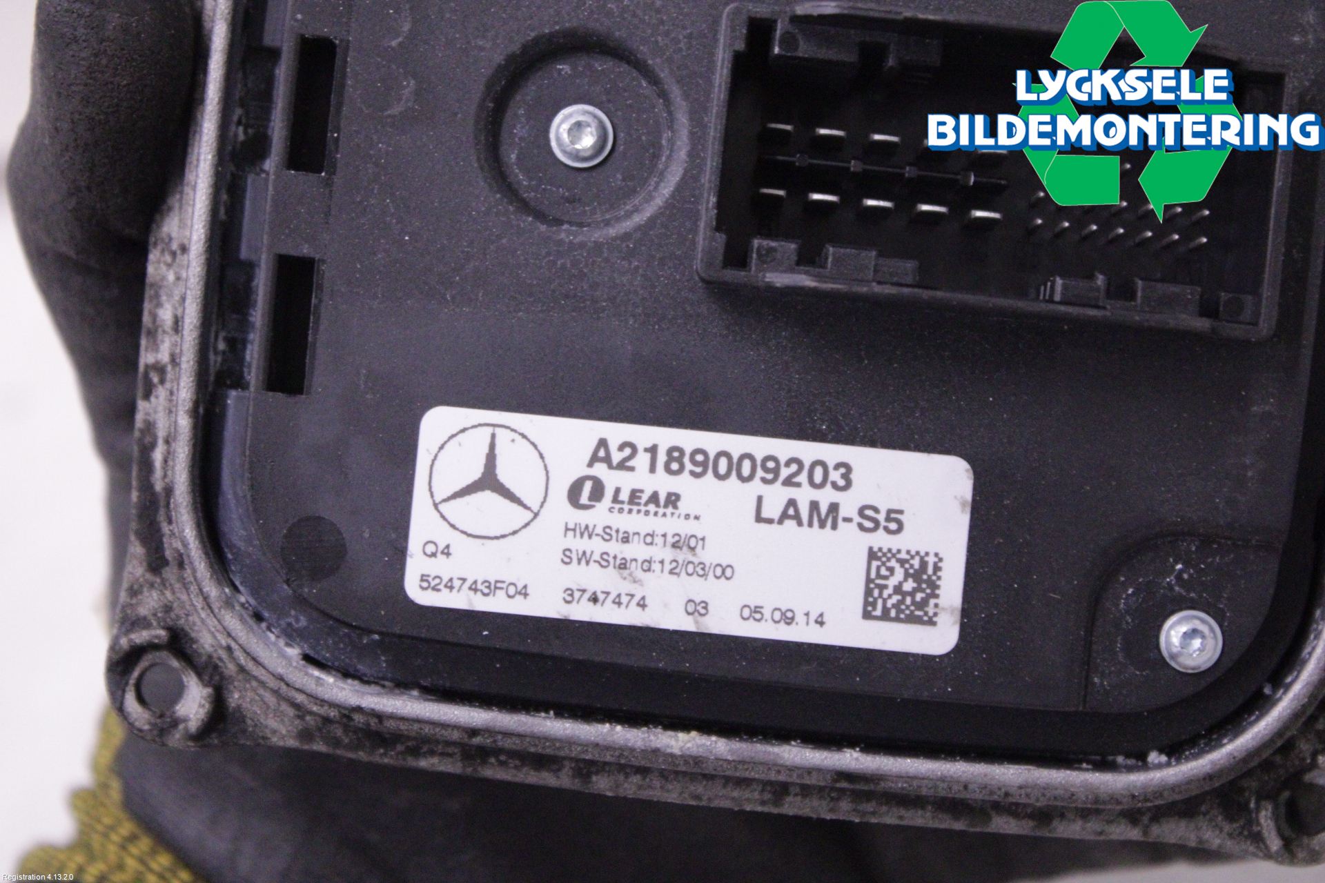 Mercedes-Benz MB ML/GLE-KLASS (W166) 12-18 Styrenhet Strålkastare
