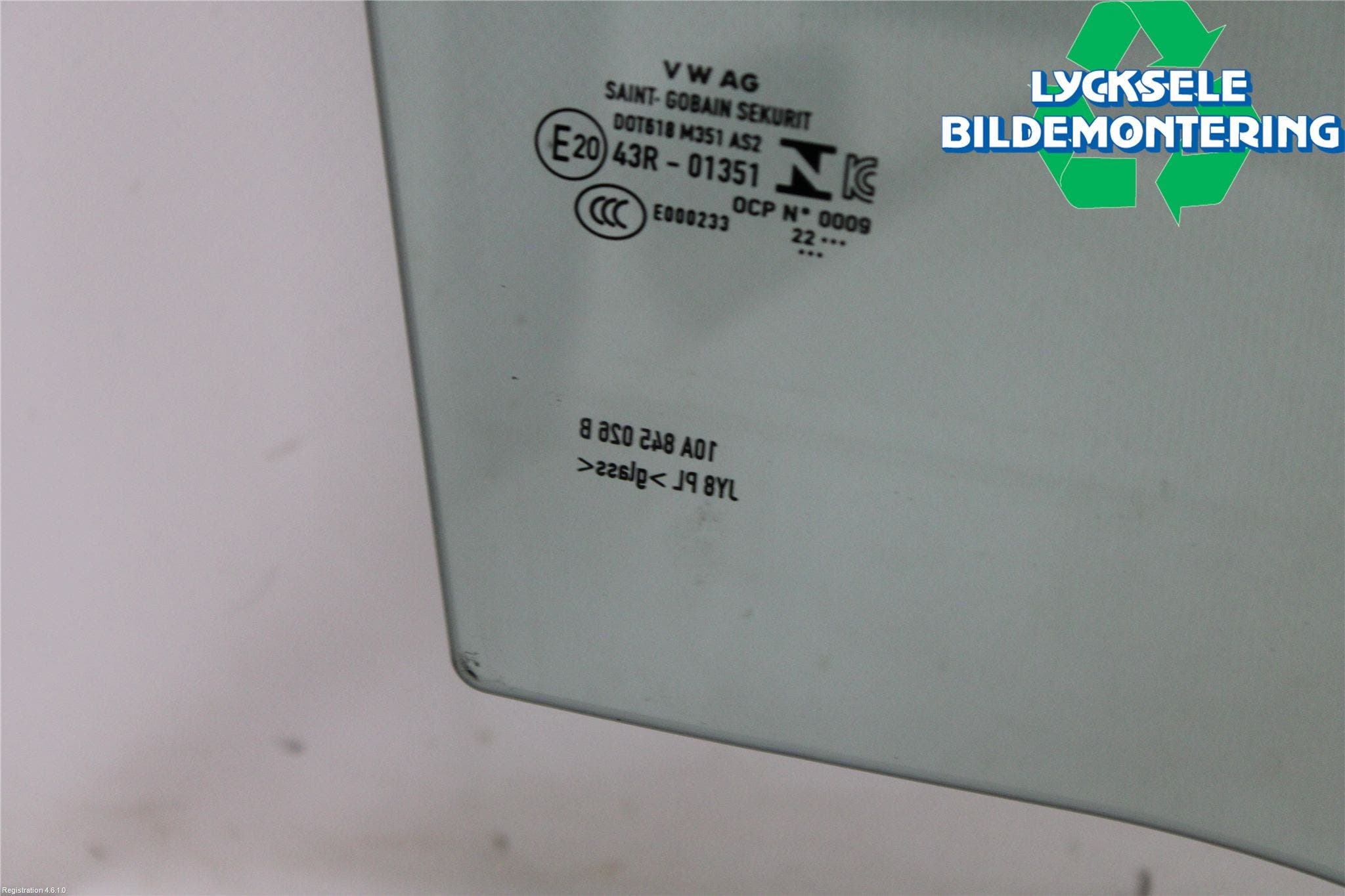 Volkswagen VW ID.3 21- Dörruta Bak Höger