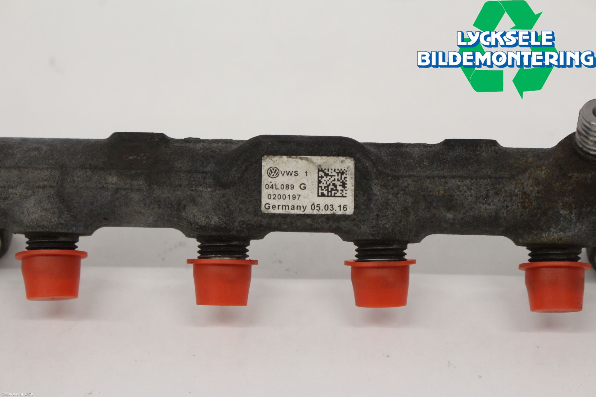 Volkswagen VW CADDY 16-20 Inj. Fuelrail