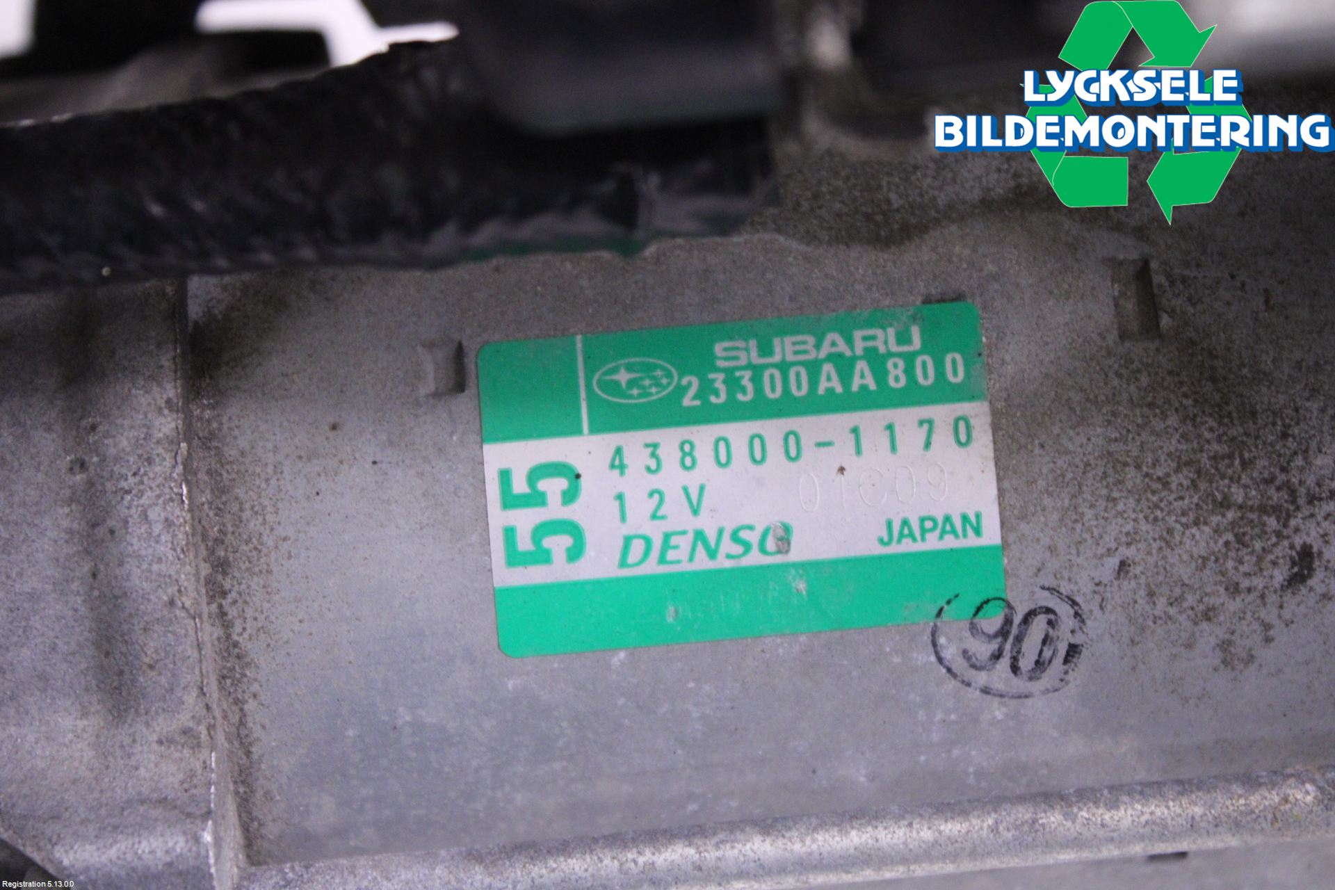 Subaru OUTBACK 15-20 Startmotor
