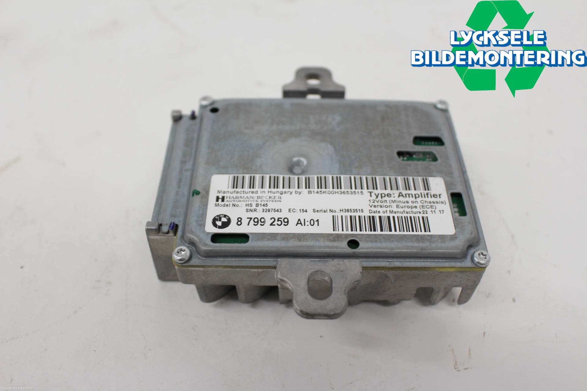 Mini COOPER CLUBMAN F54 16- Radio-Stereo Förstärkare