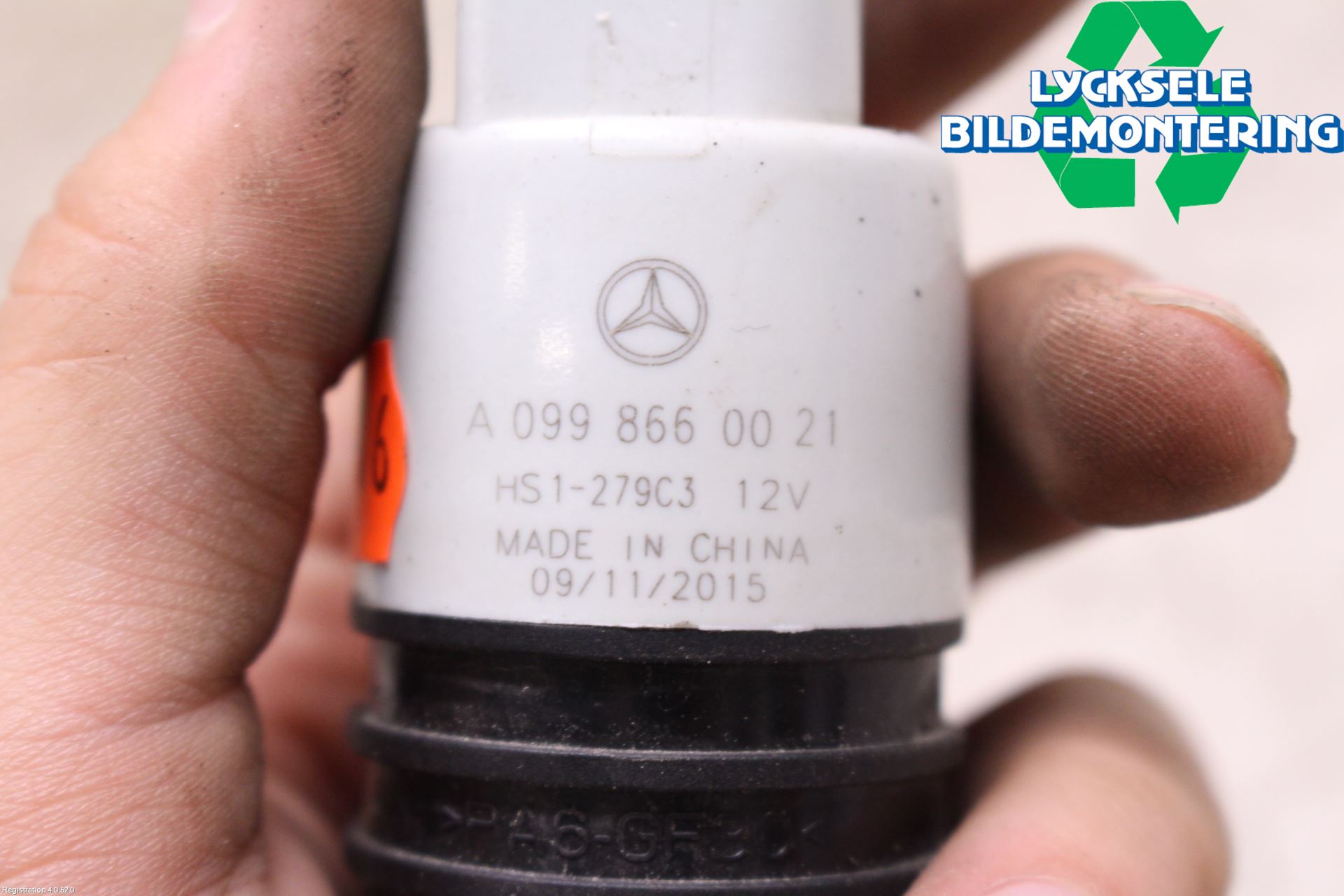 Mercedes-Benz MB GLC-KLASS (X253/C253) 15-22 Spolarpump Vindruta
