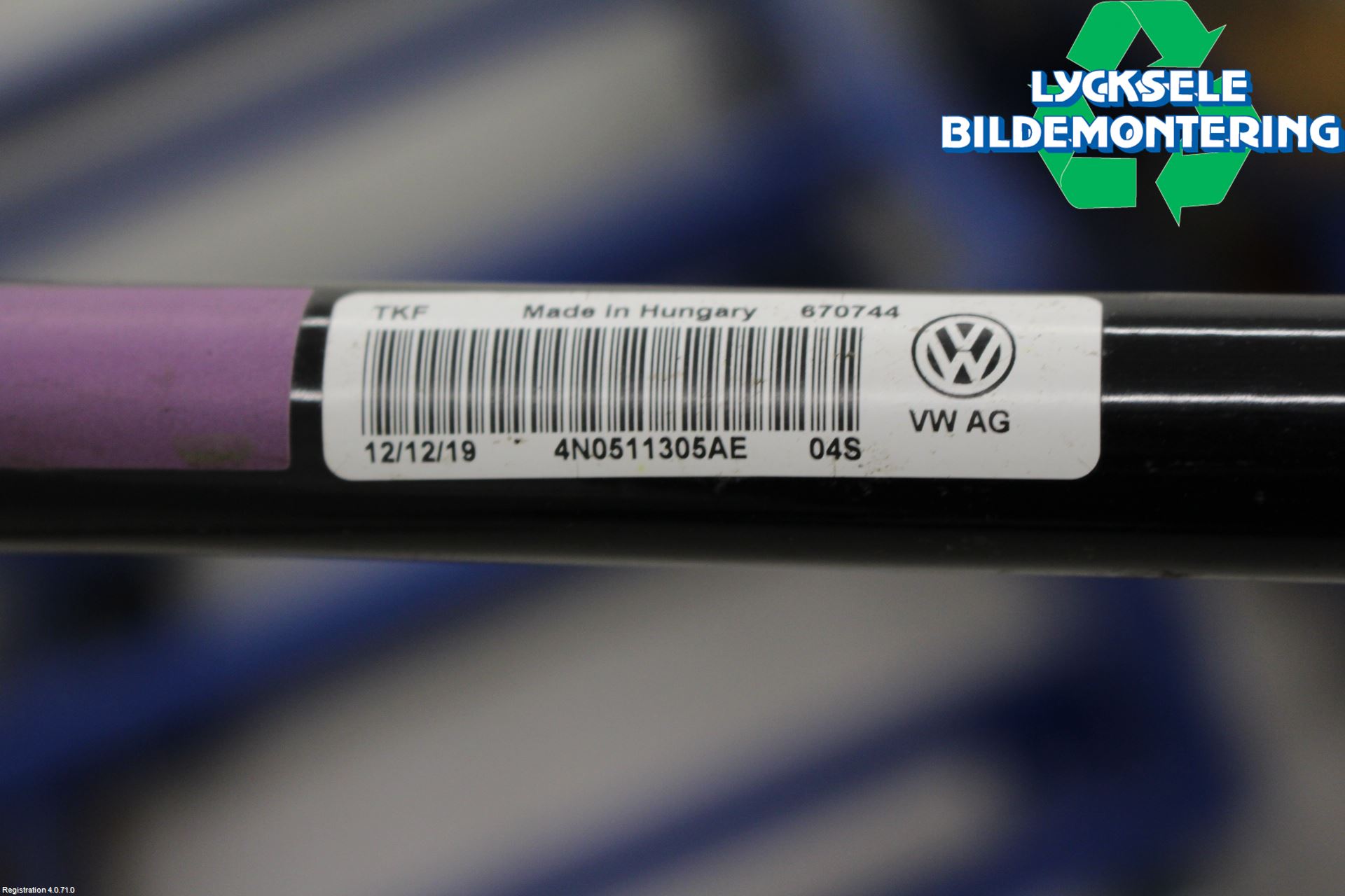 Audi A7 Sportback 4K 18- Krängningshämmare Bak