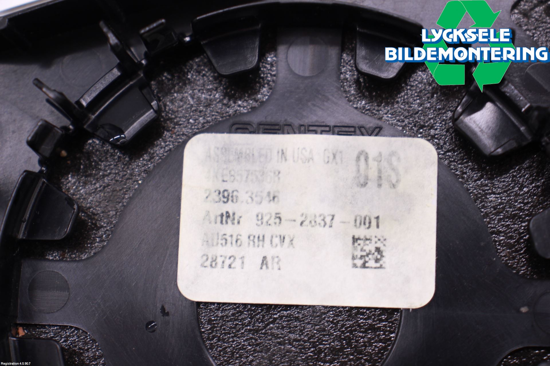 Audi E-TRON, S GE 19- Spegelglas Vä