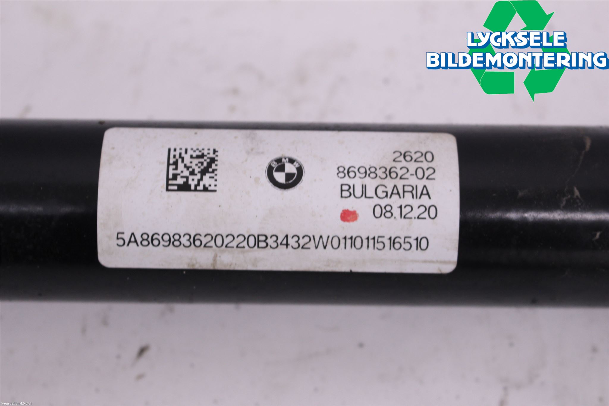 BMW 3 G20/G21/G80/G81 19- Mellanaxel Främre 4Wd