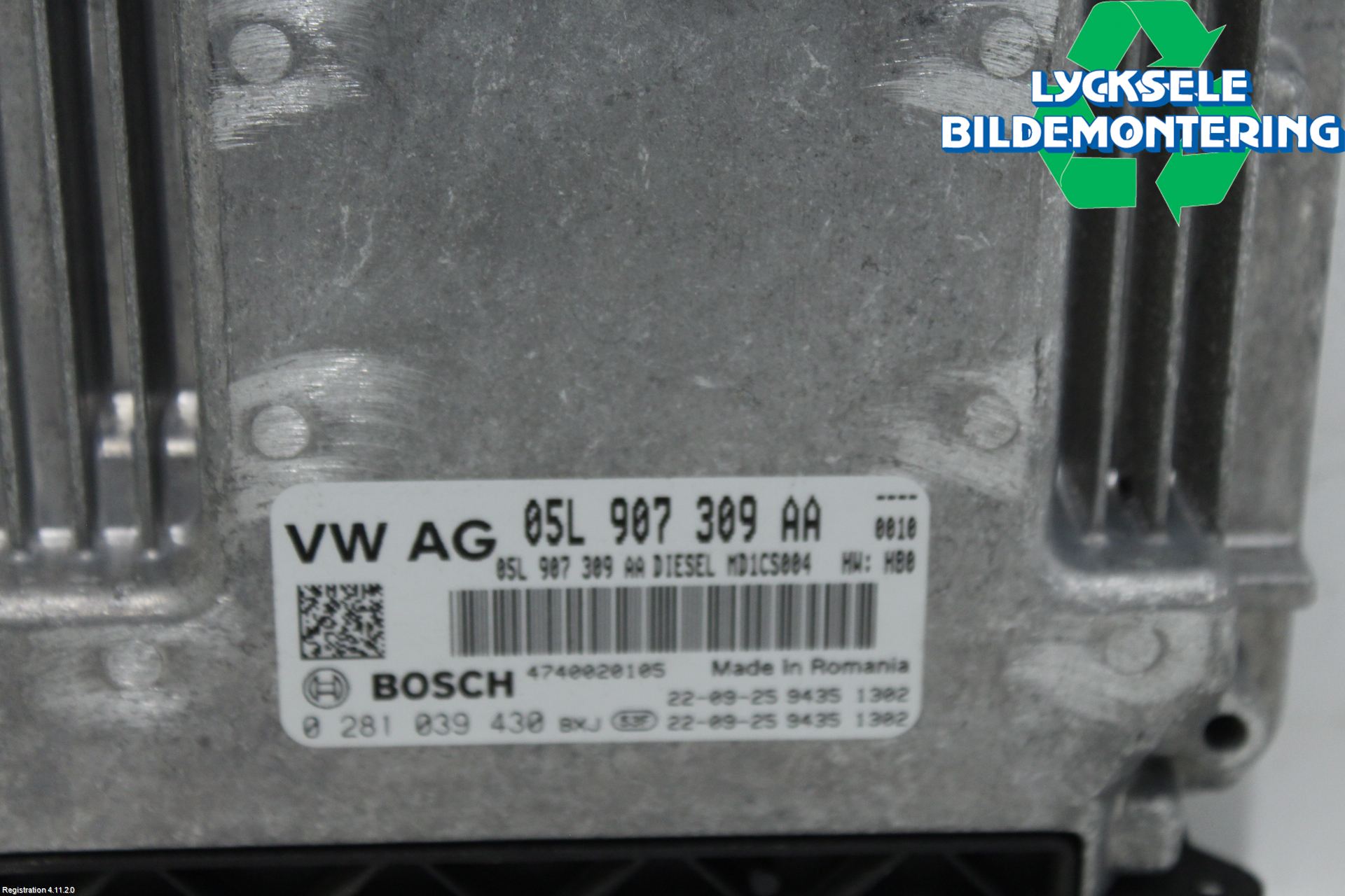 Volkswagen VW GOLF / E-GOLF VIII 20- Styrenhet Inspump Diesel