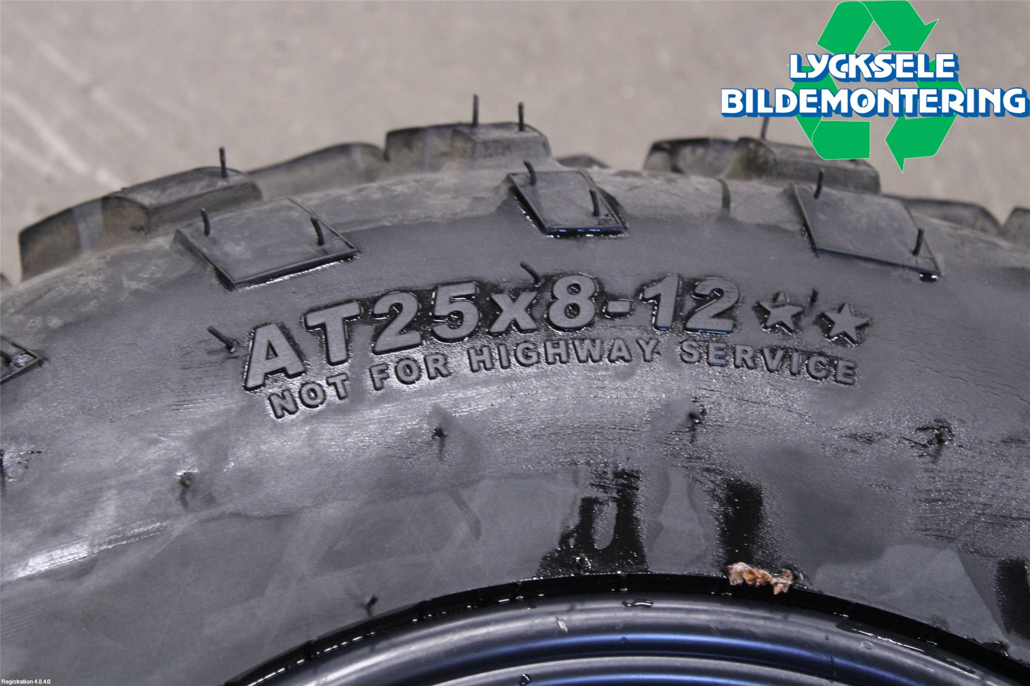 MC och moped ATV SUZUKI Sommardäck Plåtfälg 4St