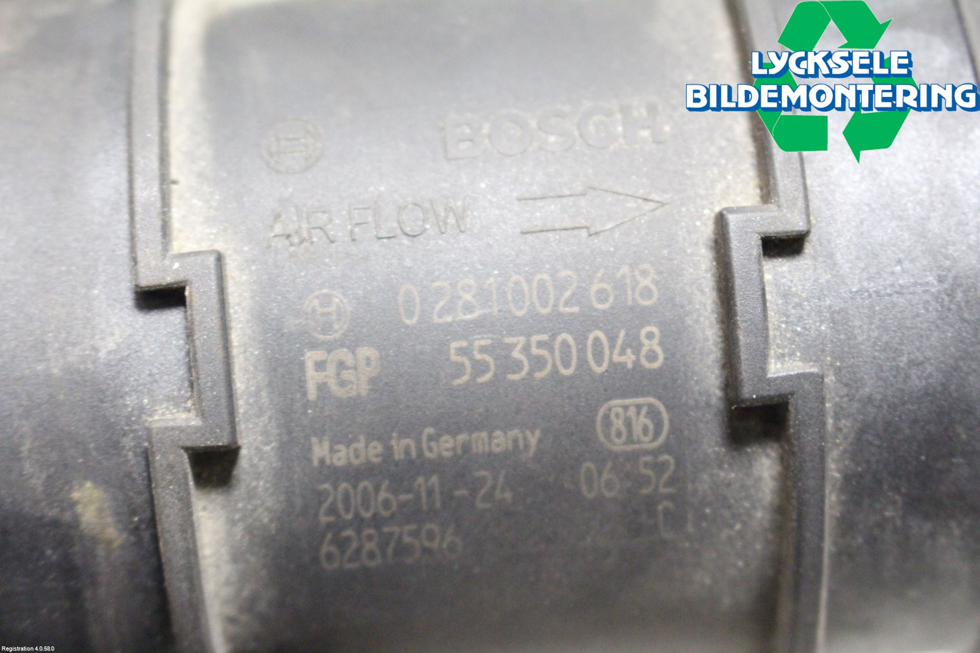 Chevrolet CAPTIVA Injluftmassamätare