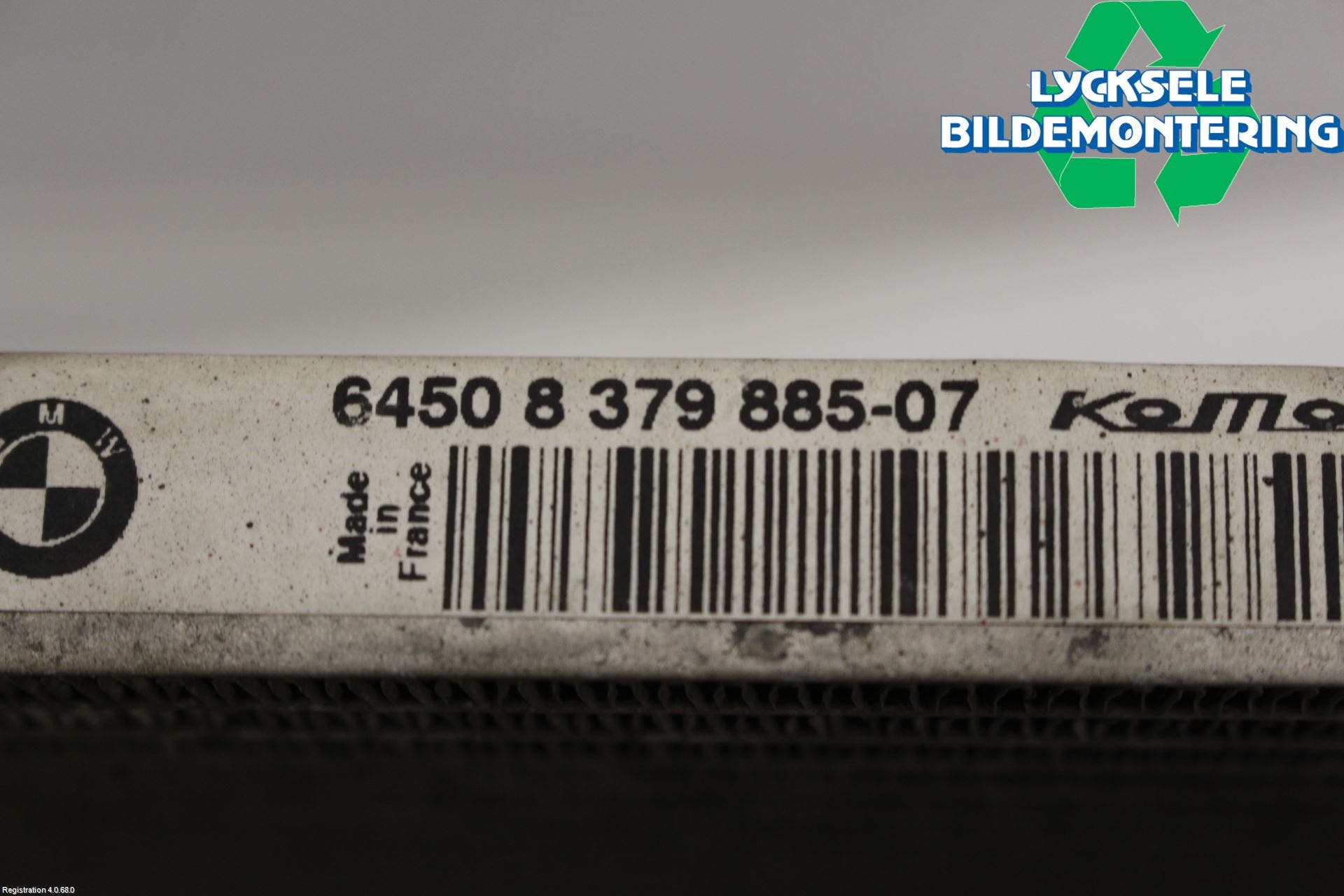 BMW 5 E60/61 Sed/Tou 02-10 Ac Kondensor-Kylare