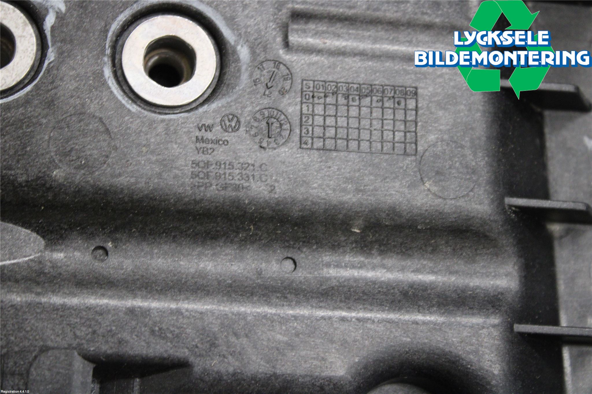 Volkswagen VW TIGUAN 16-24 Batterilåda-Fäste-Hållare