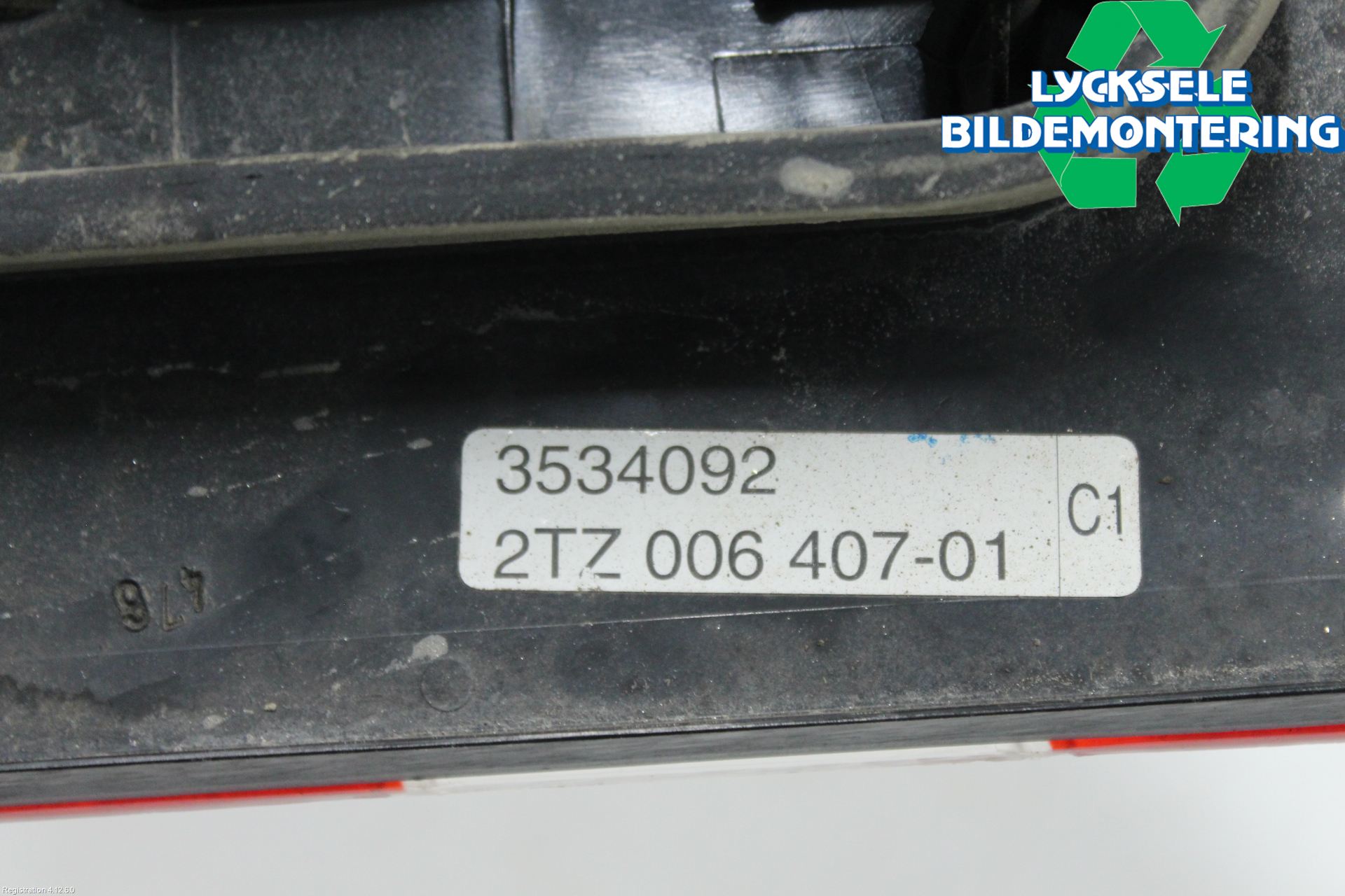 Volvo 940 91-98 Bakljus Lucka Vä