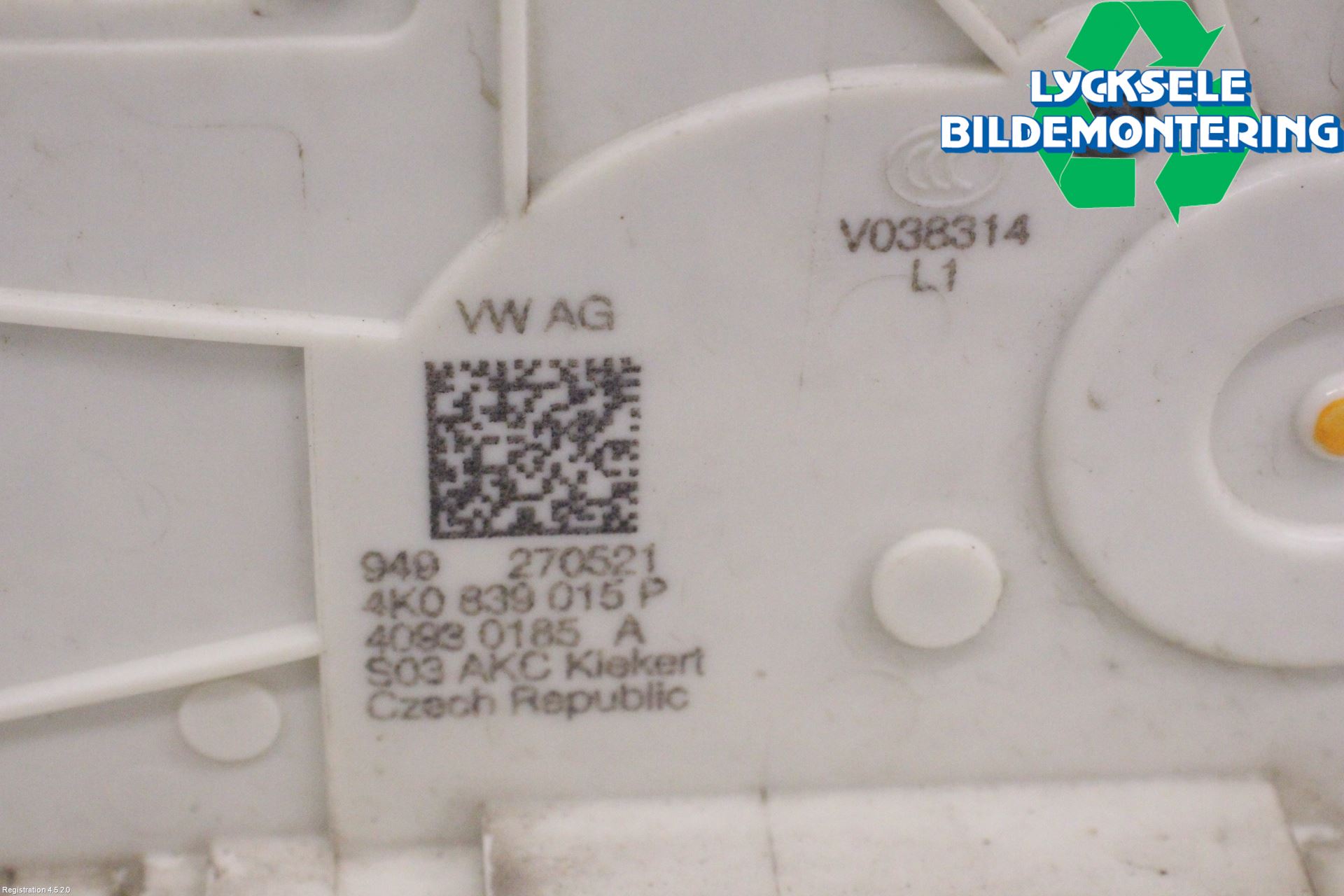 Audi E-TRON, S GE 19- Låskista-Dörrlås