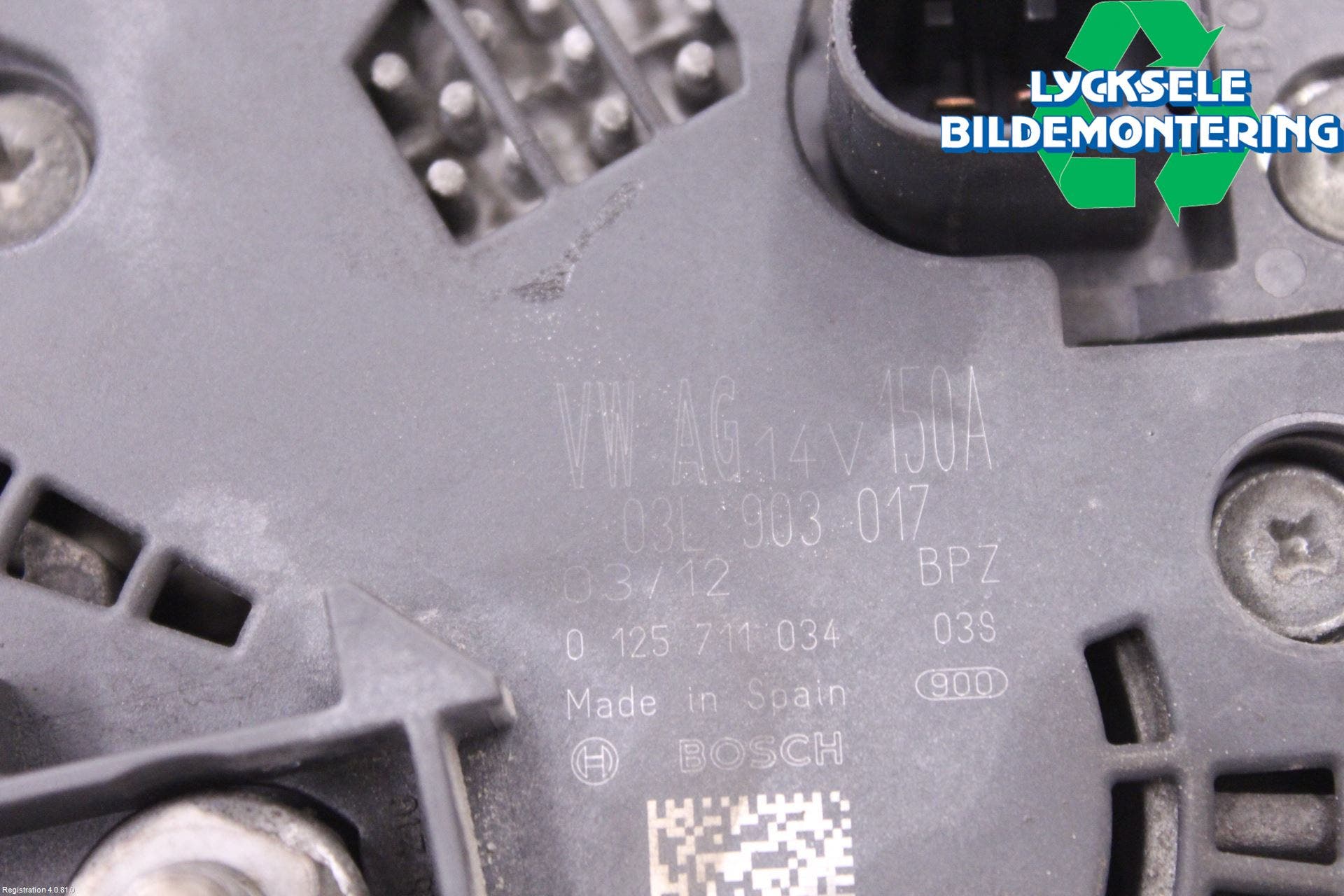 Audi A4 12-15 Generator