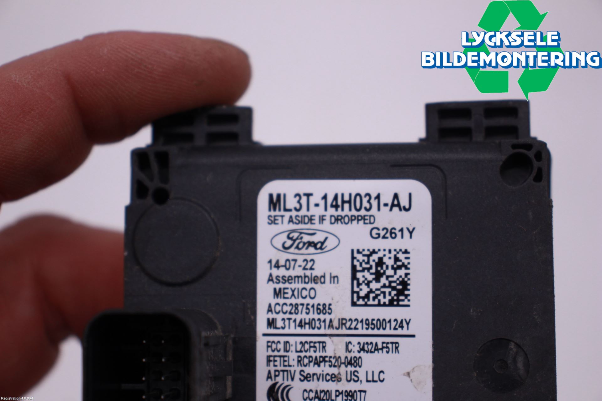 Ford MUSTANG Mach-E 21- Sensor Aktivt Kollisionsskydd