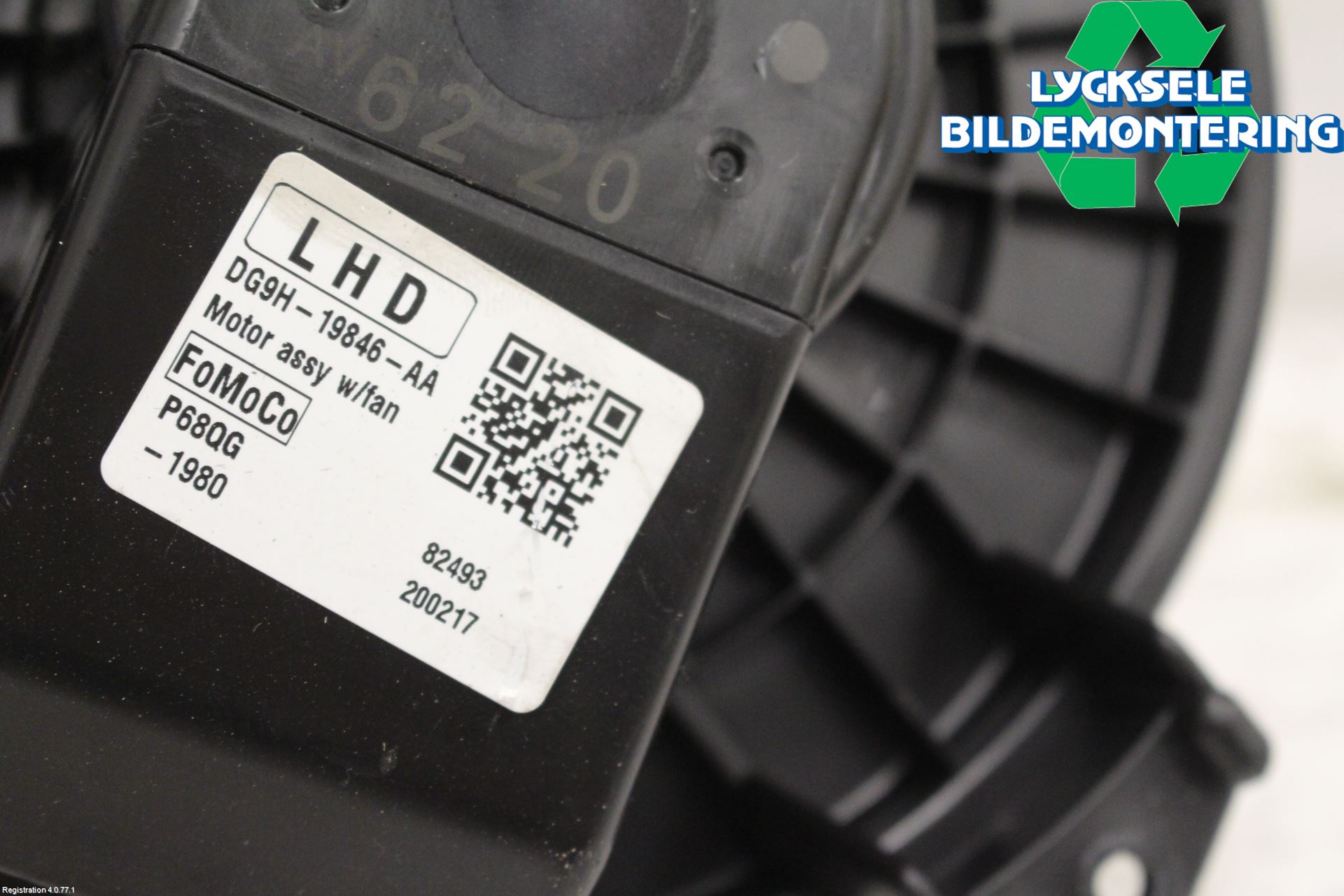 Ford MONDEO 15-22 Värmefläkt