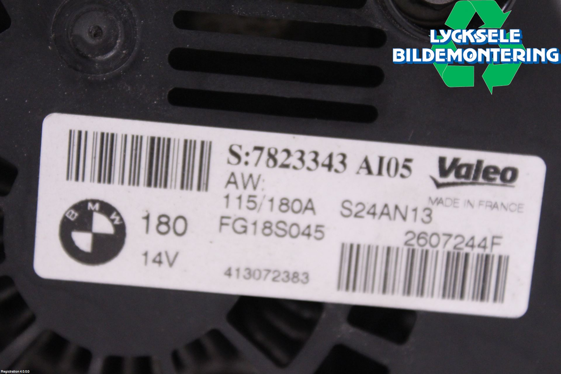 BMW 3 F30/F31/F80 12-19 Generator