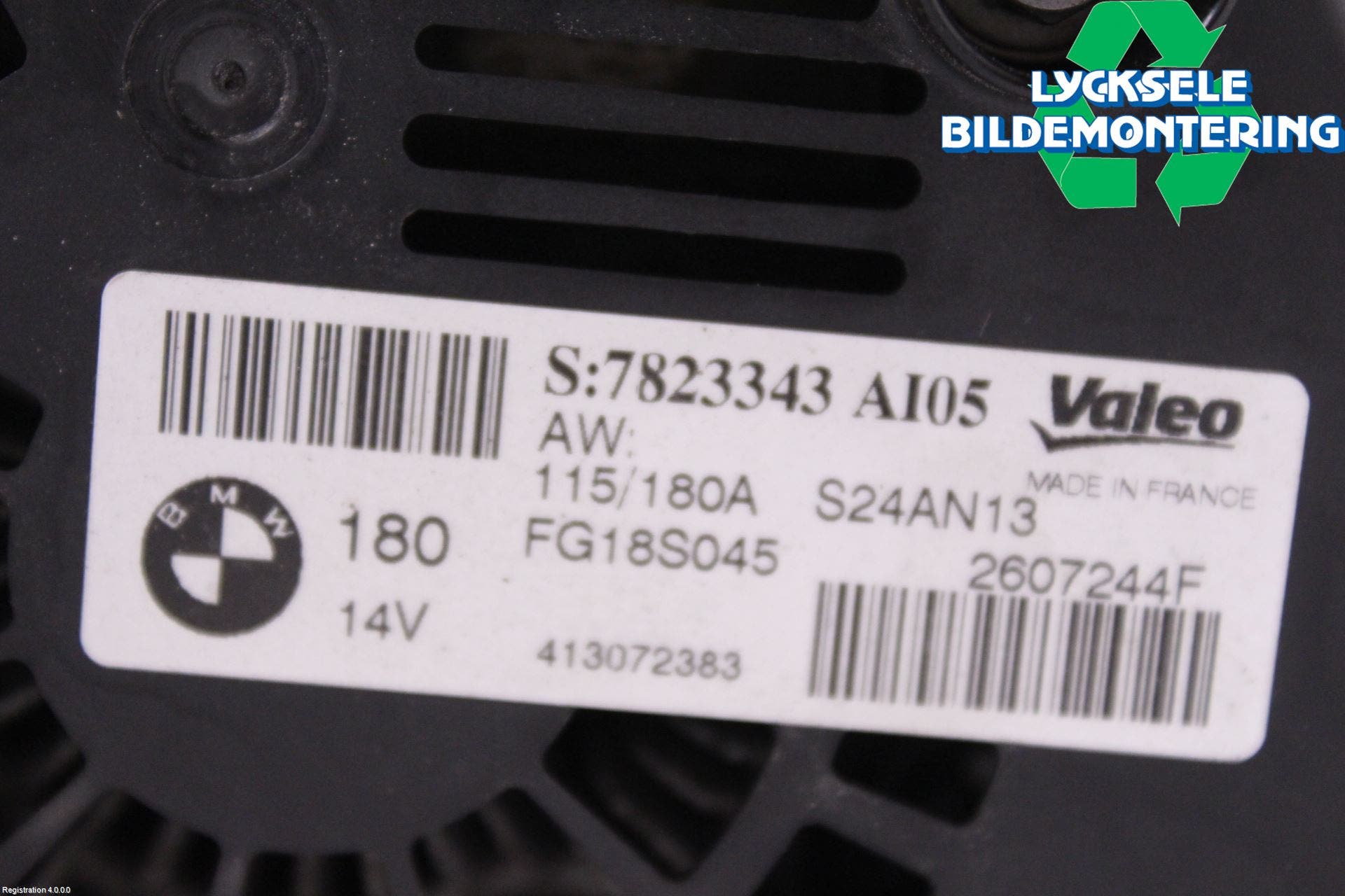 BMW 3 F30/F31/F80 12-19 Generator