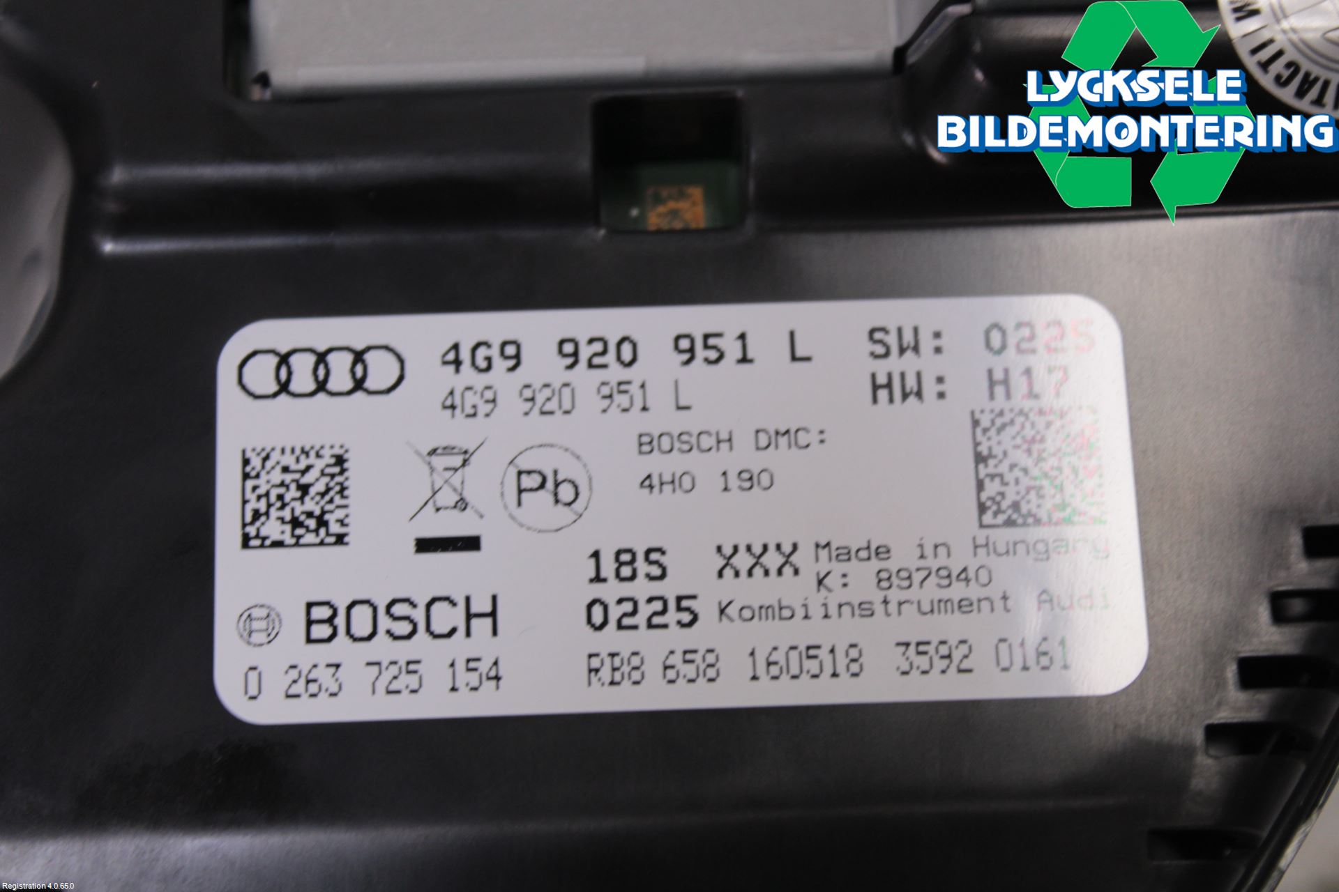 Audi A6 ALLROAD 12-18 Instrument Komb