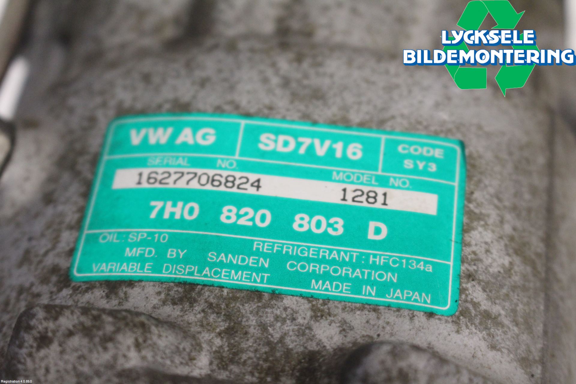 Volkswagen VW CADDY      04-10 Ac Kompressor