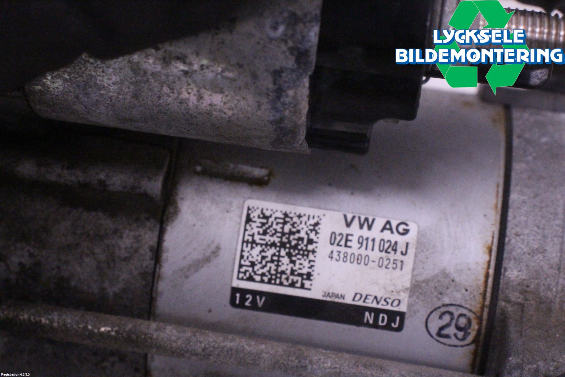 Volkswagen VW PASSAT 15-19 Startmotor Diesel