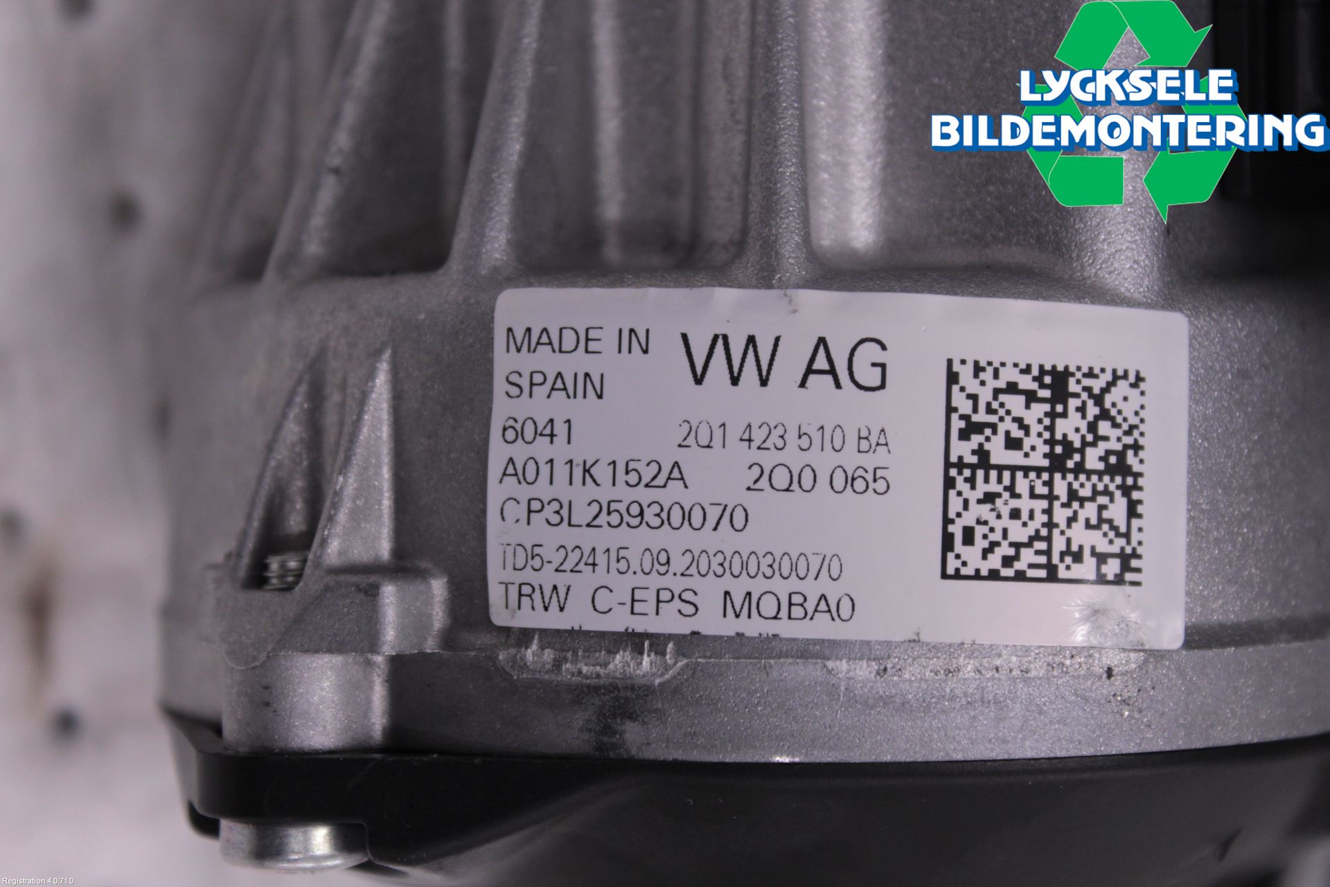 Volkswagen VW T-CROSS 19- Rattaxelagg Med Inb Servo
