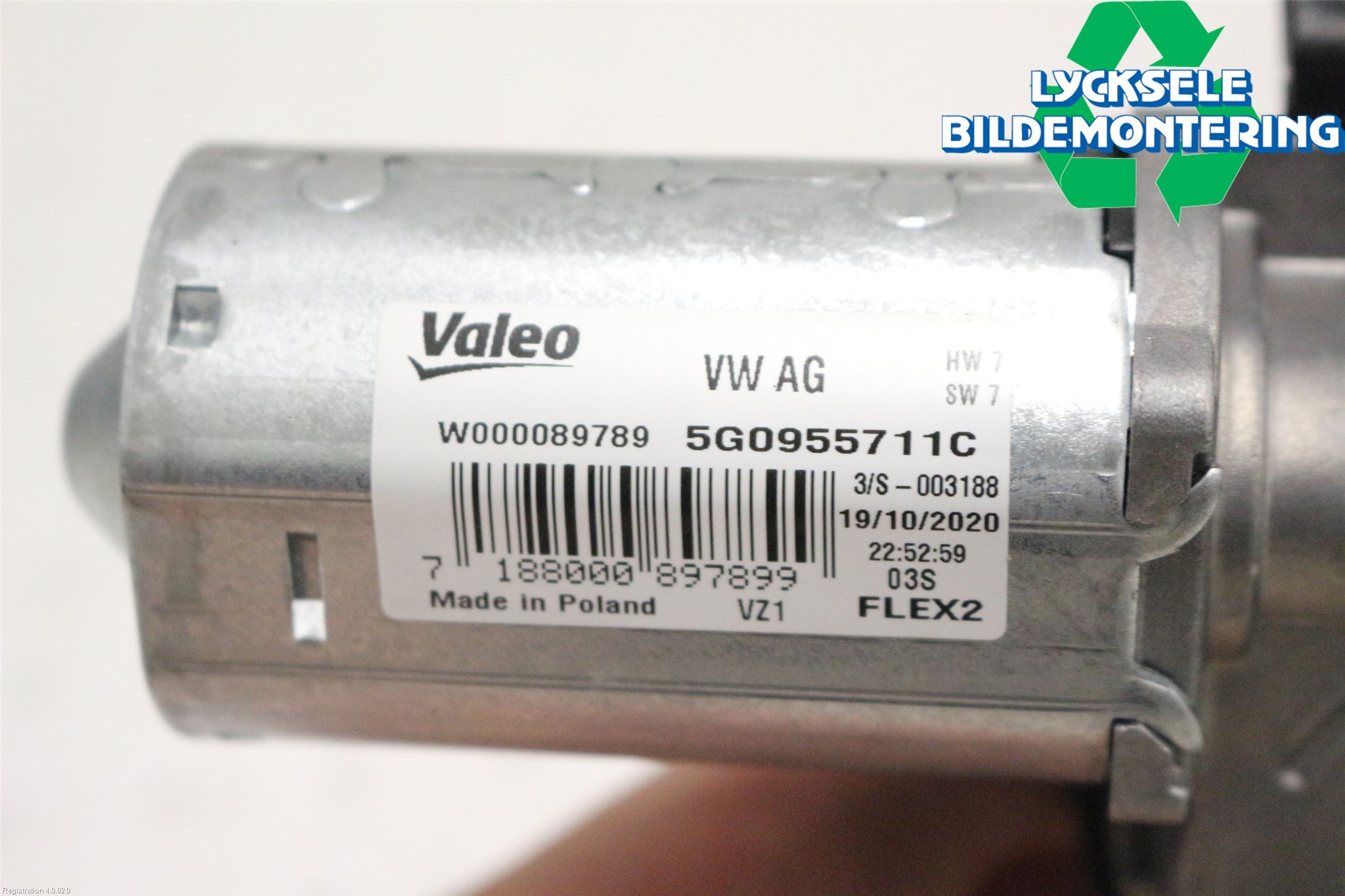 Skoda KAMIQ 20- Torkarmotor Baklucka