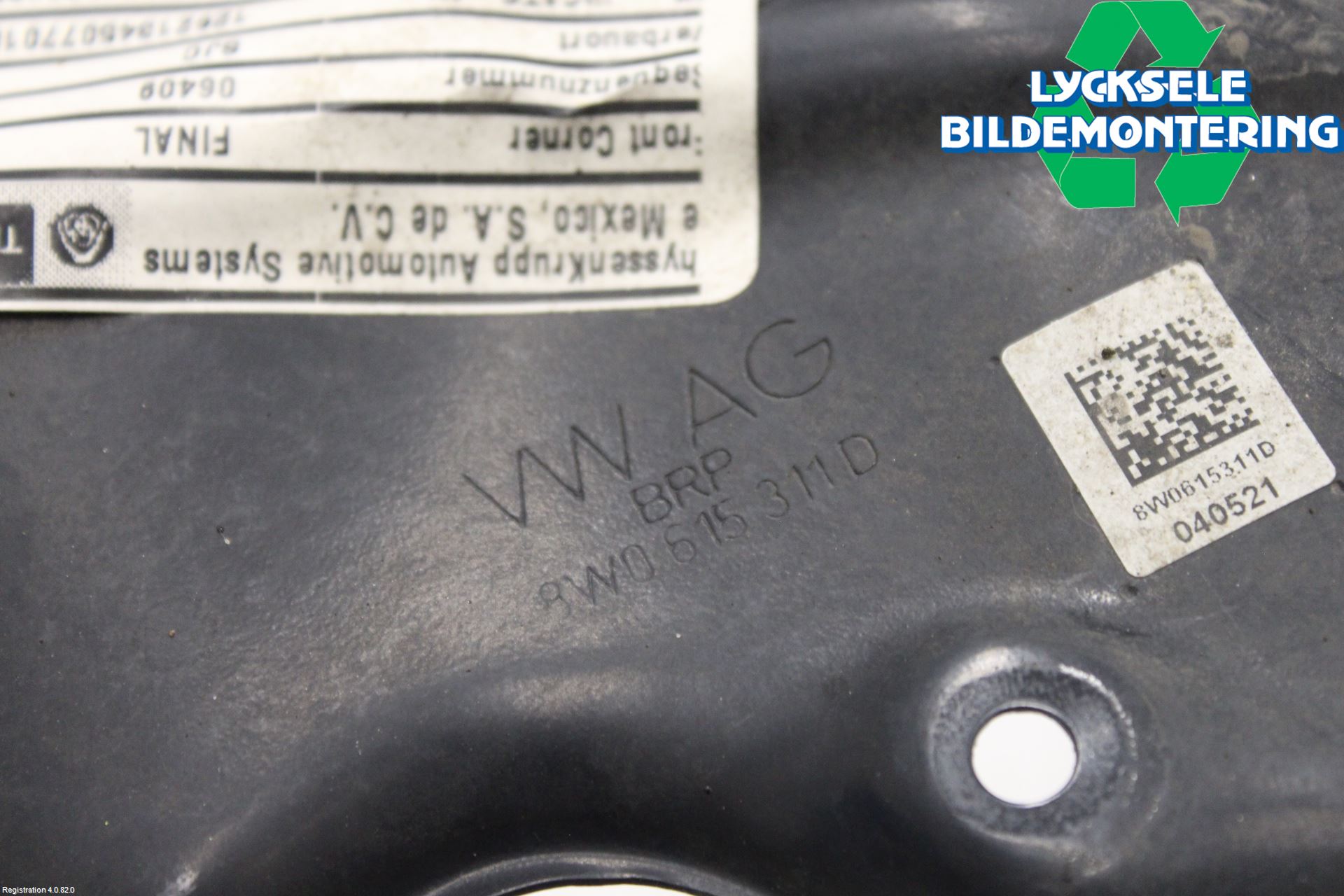 Audi Q5/SQ5 17- Bromssköld Fram