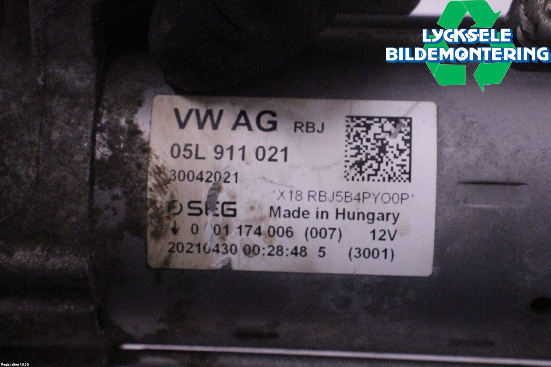 Audi A6 F2/C8 19- Startmotor Diesel