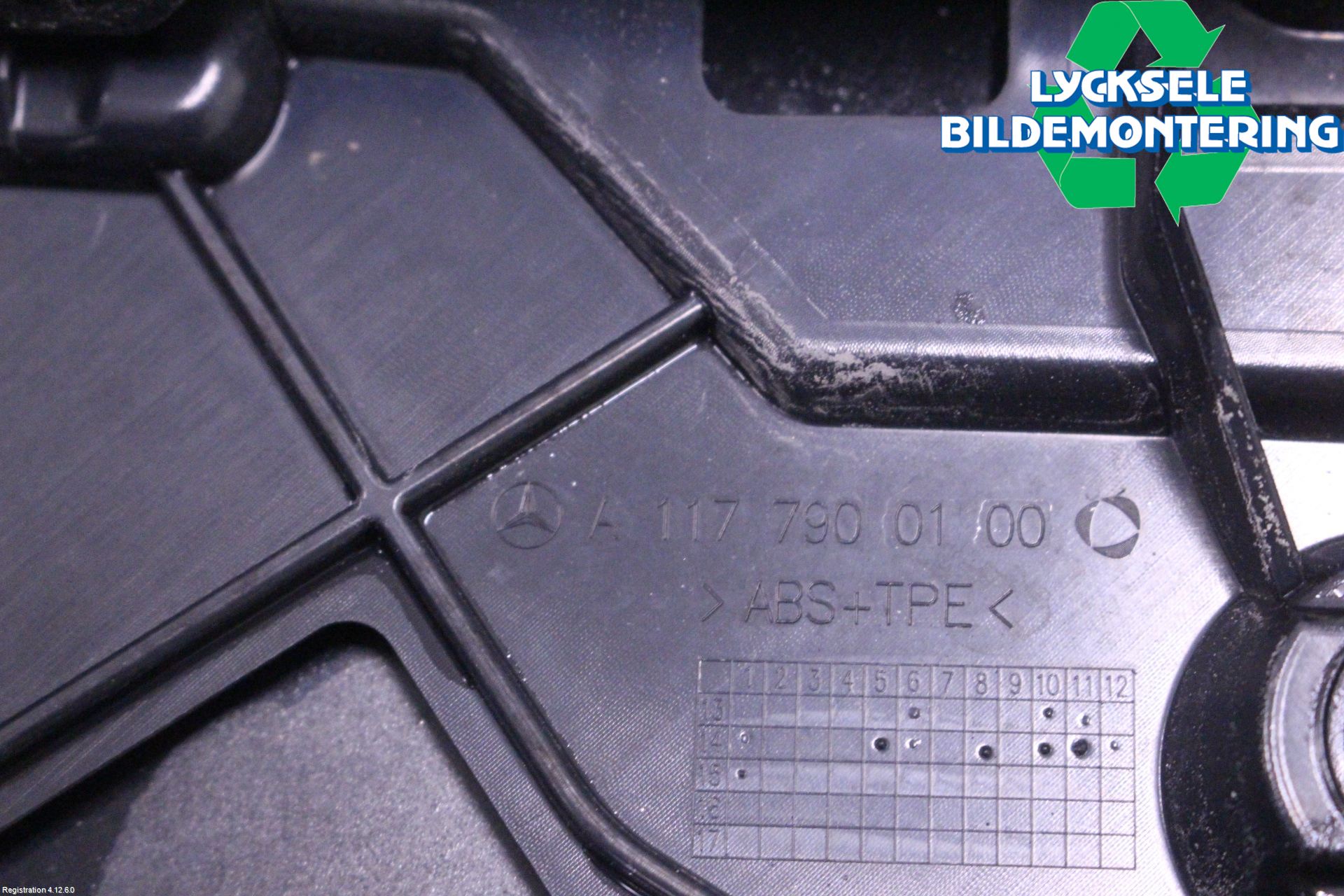 Mercedes-Benz MB CLA-KLASS (C117/X117) 13-19 Spoiler Baklucka