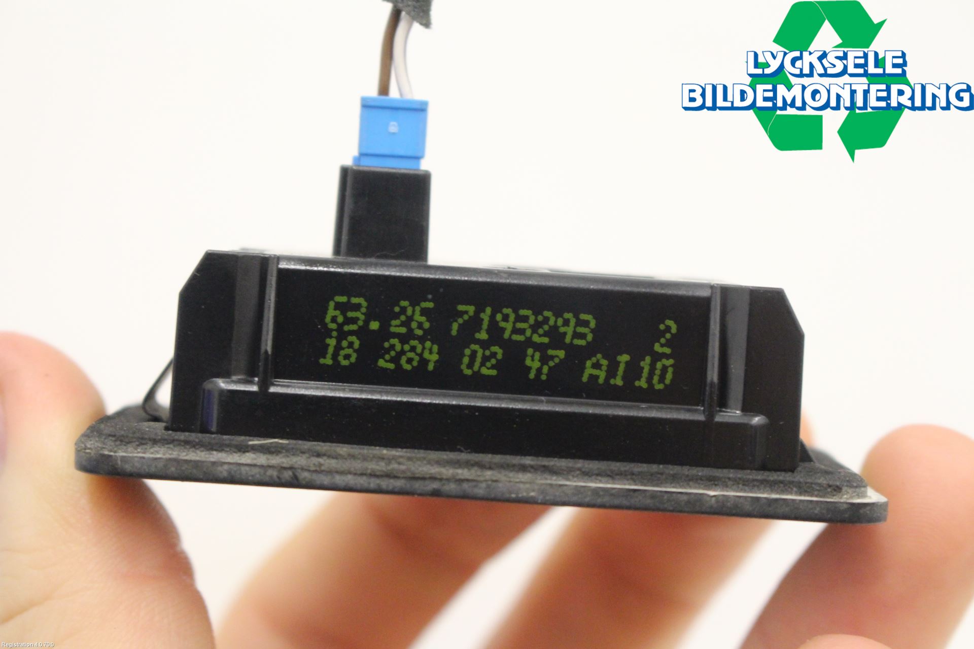 BMW X3 G01 18- Skylt Belysning