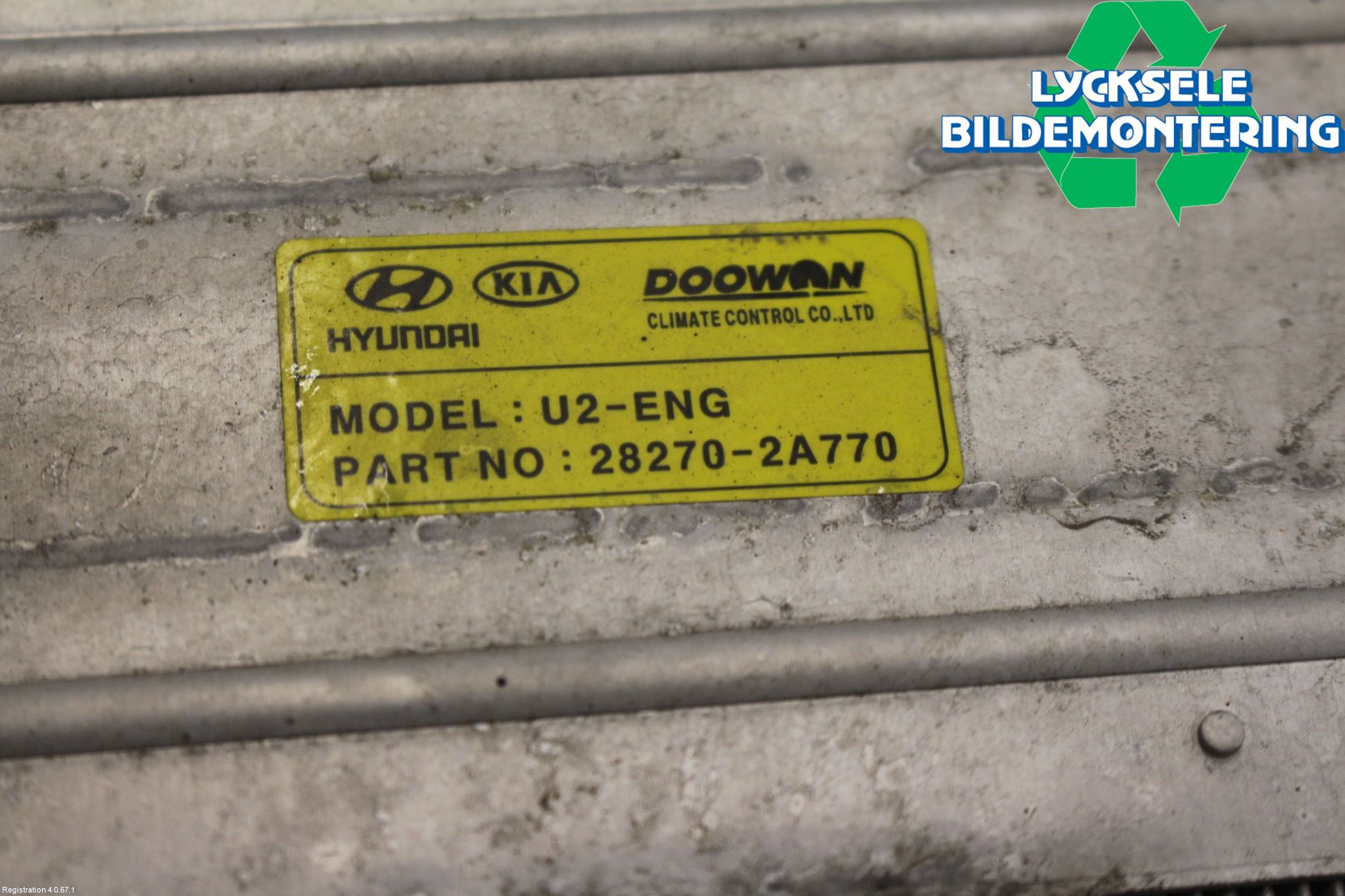 Hyundai i30 GD 13-17 Laddluft-Intercooler Kyl