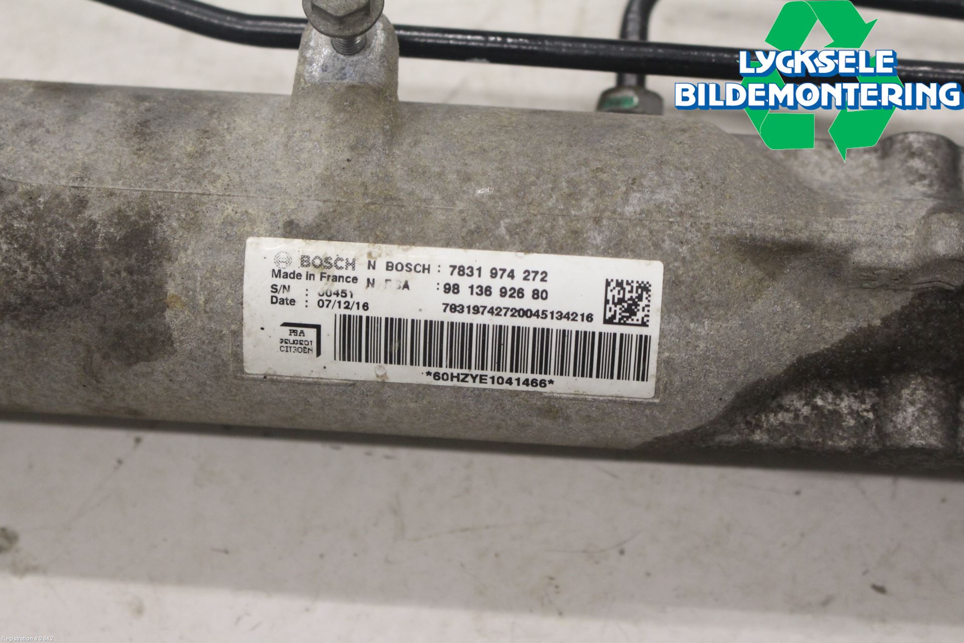 Toyota PROACE I 13-16 Styrväxel Servo -Snäcka