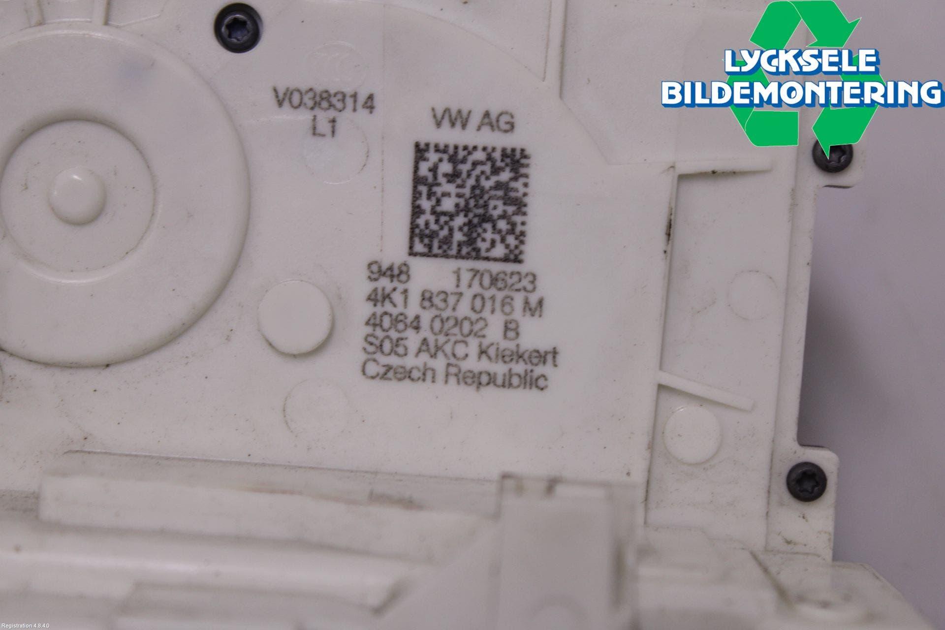 Volkswagen VW ID.4 21- Låskista-Dörrlås